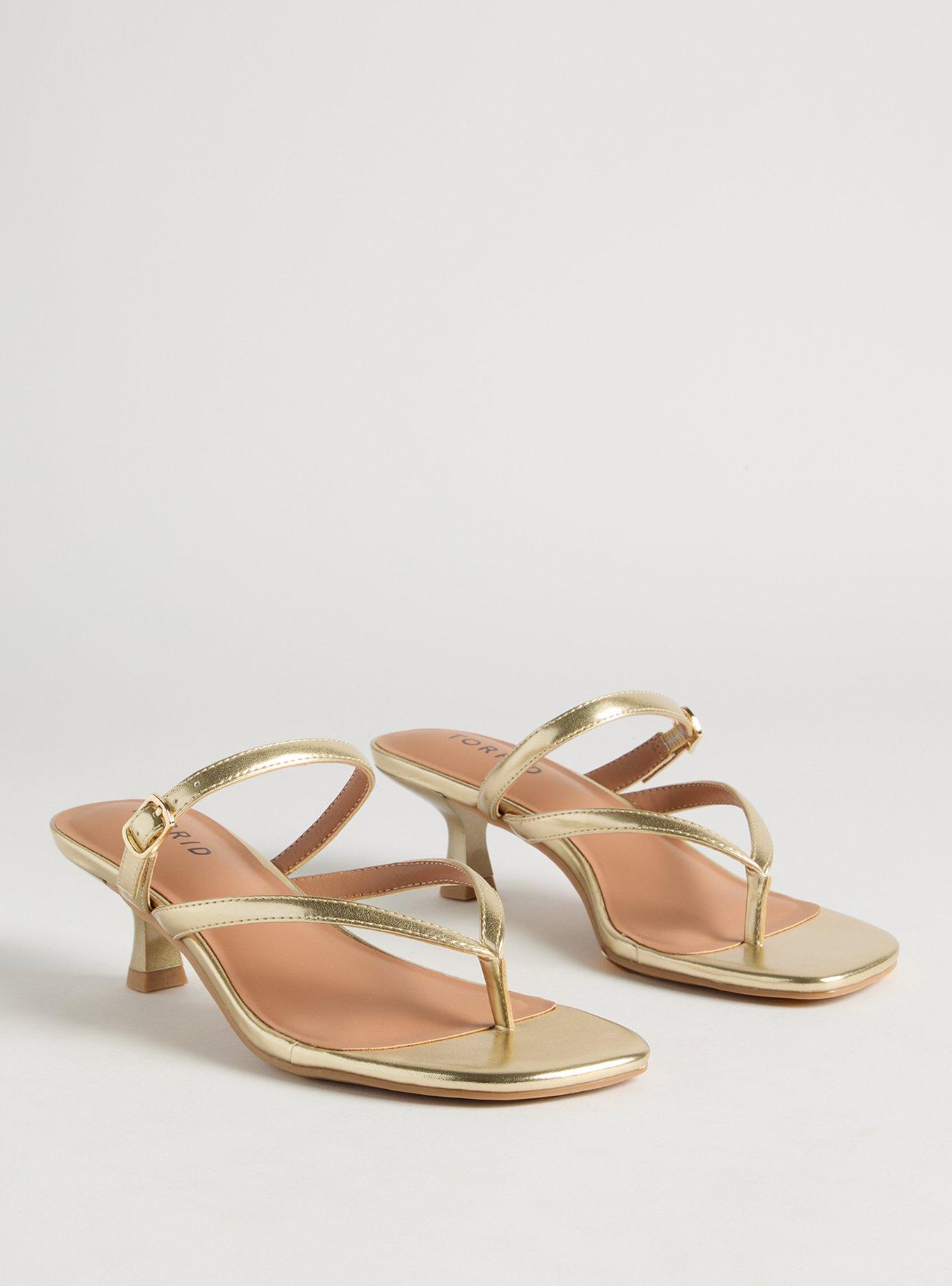 Kitten Heel Thong Sandal (M)