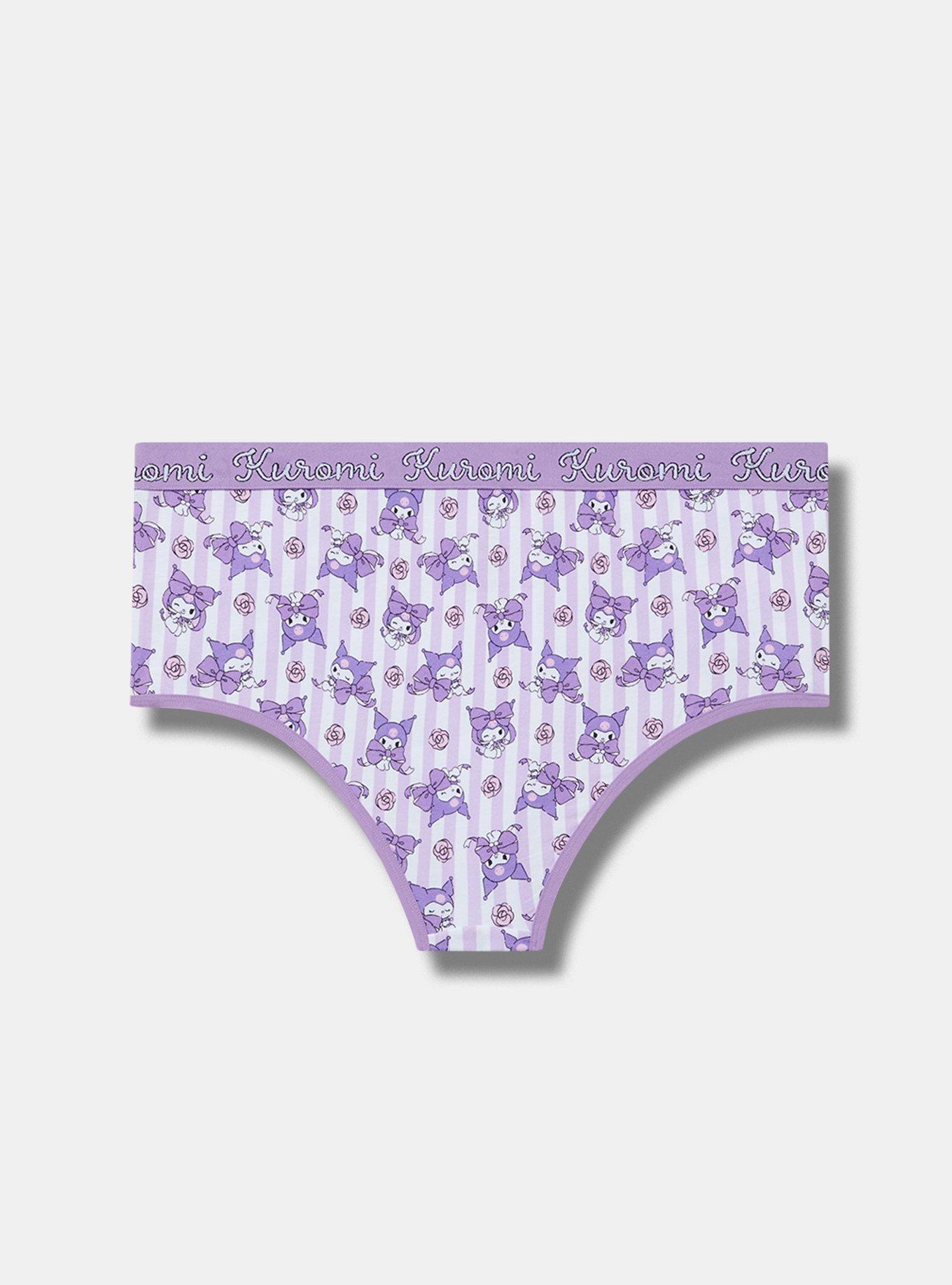 Kuromi Mid-Rise Cotton Cheeky Panty
