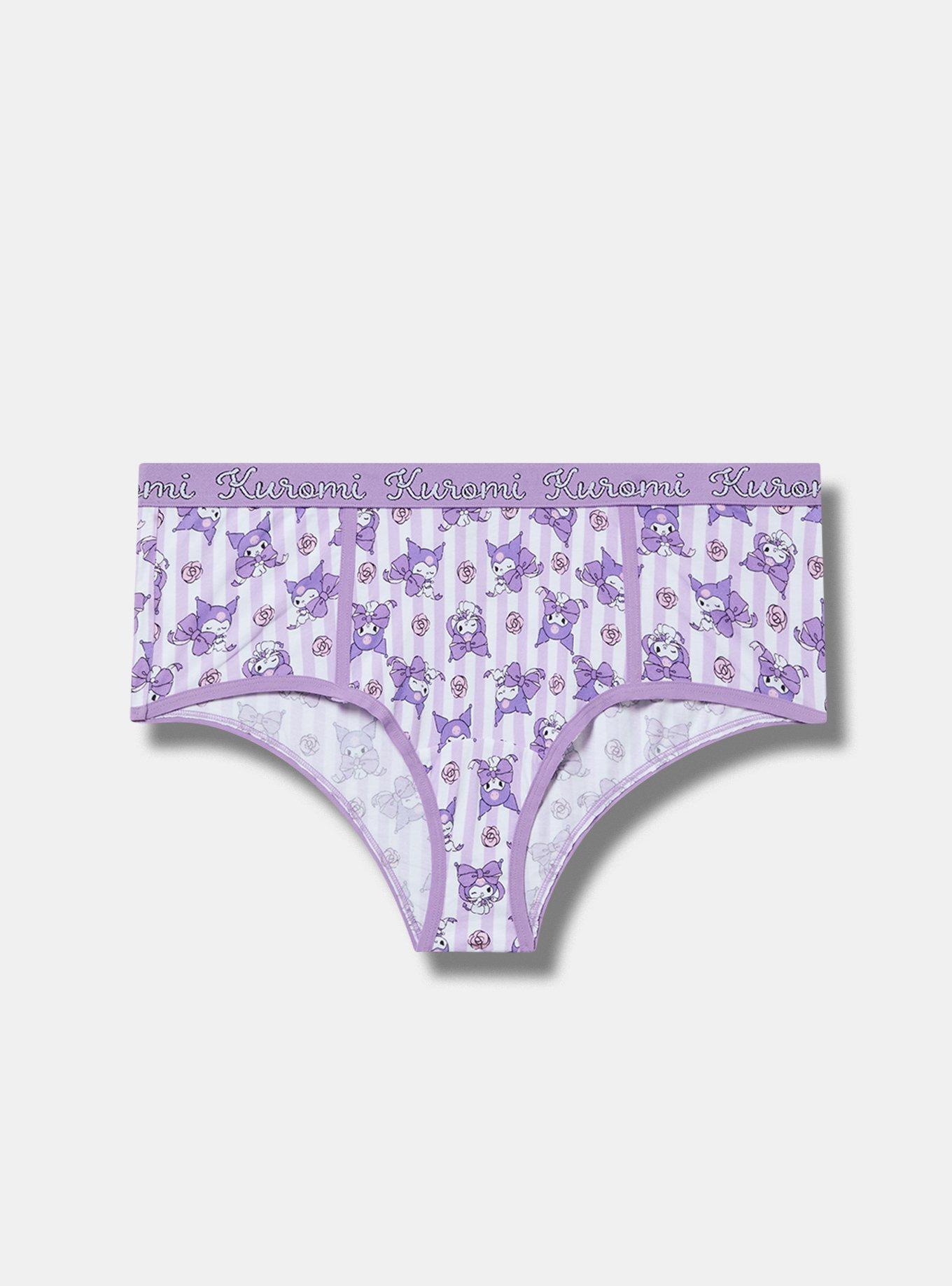 Kuromi Mid-Rise Cotton Cheeky Panty