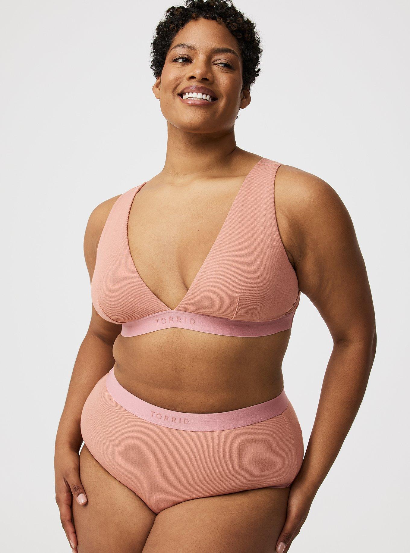 Logo Cotton Rib Mid-Rise Brief Panty