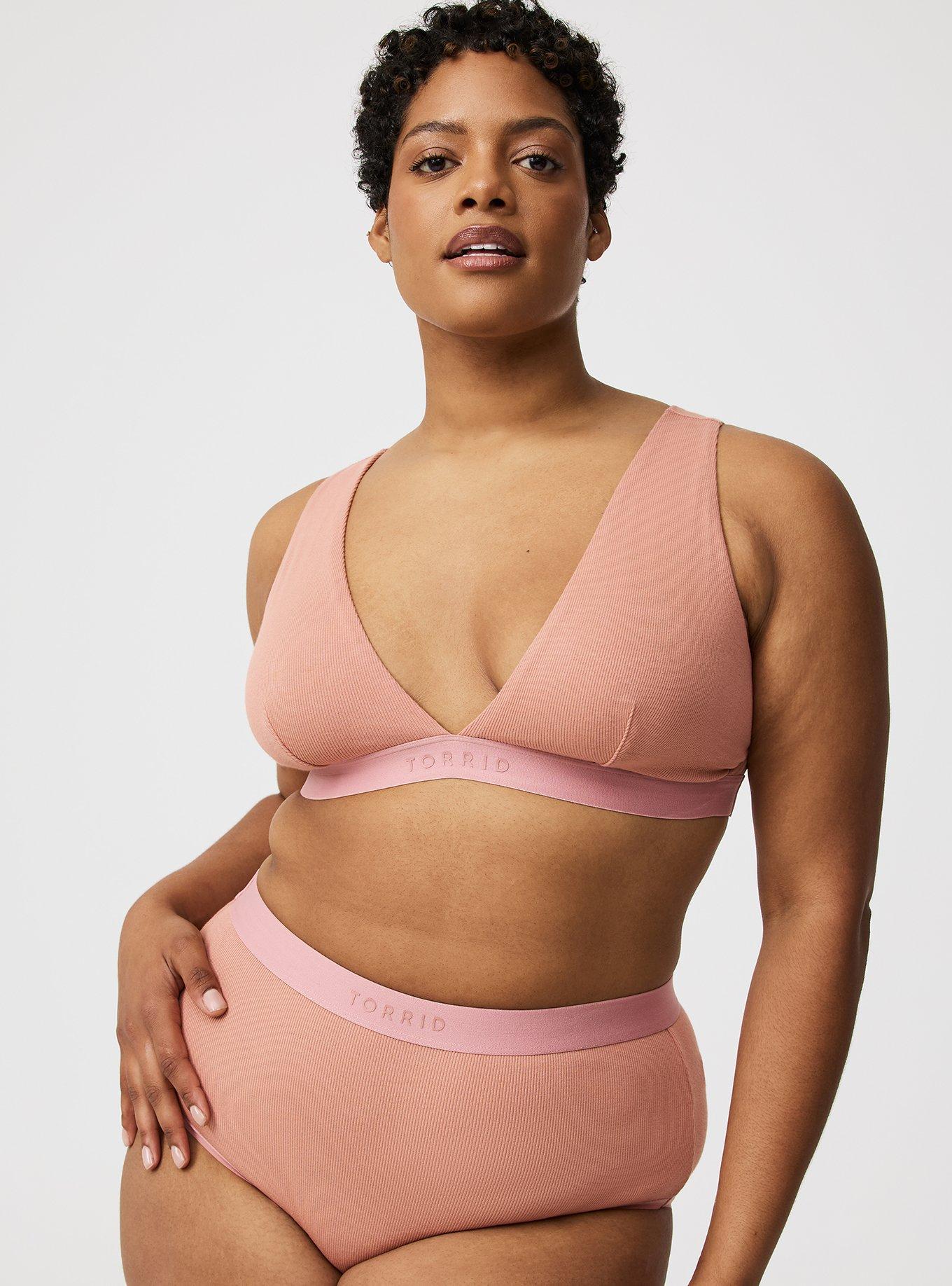 Logo Cotton Rib Mid-Rise Brief Panty
