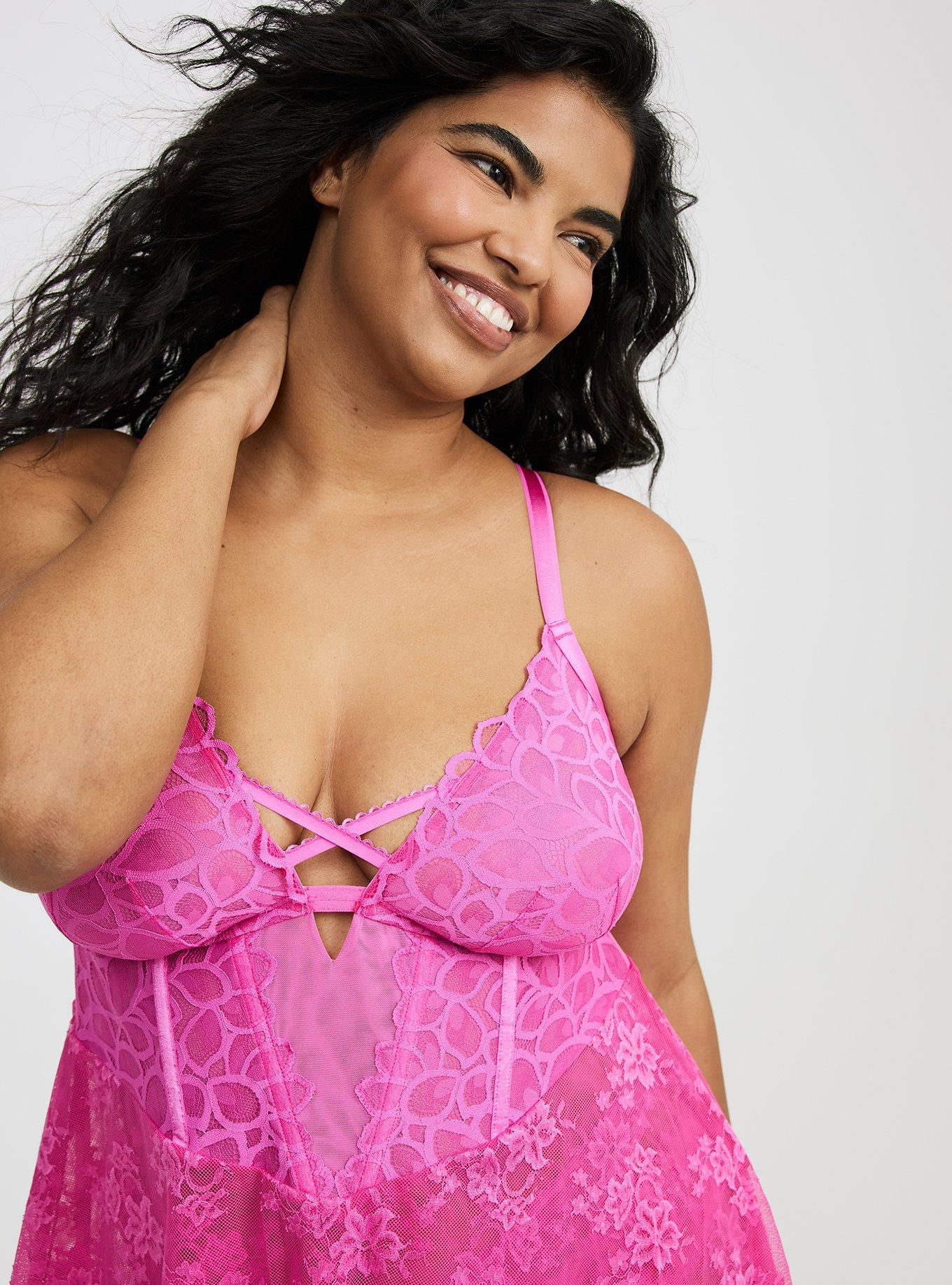 Aphrodite Lace Wireless Slip Dress