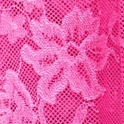 Plus Size Aphrodite Lace Wireless Slip Dress, SUGAR RUSH, swatch