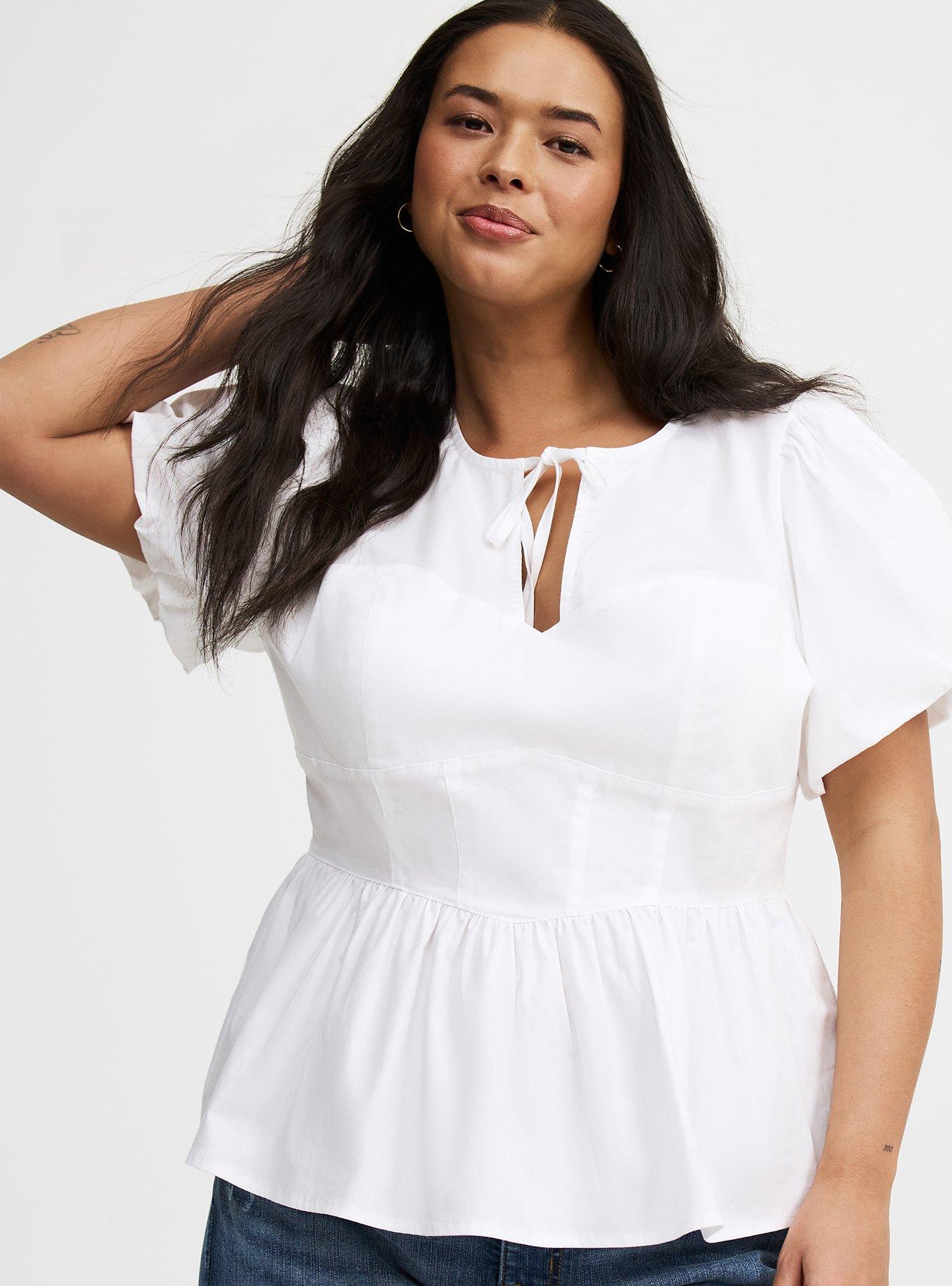 Peplum Sweetheart Top