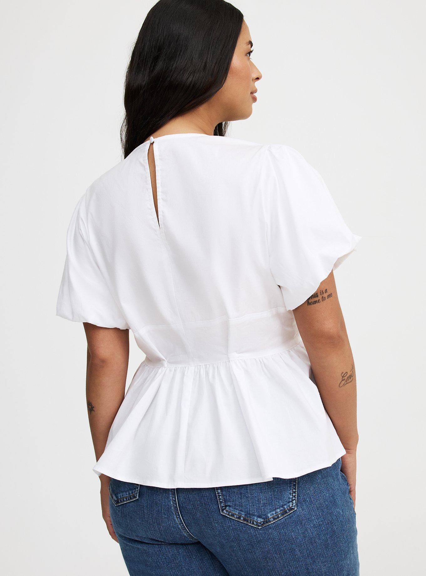 Peplum Sweetheart Top