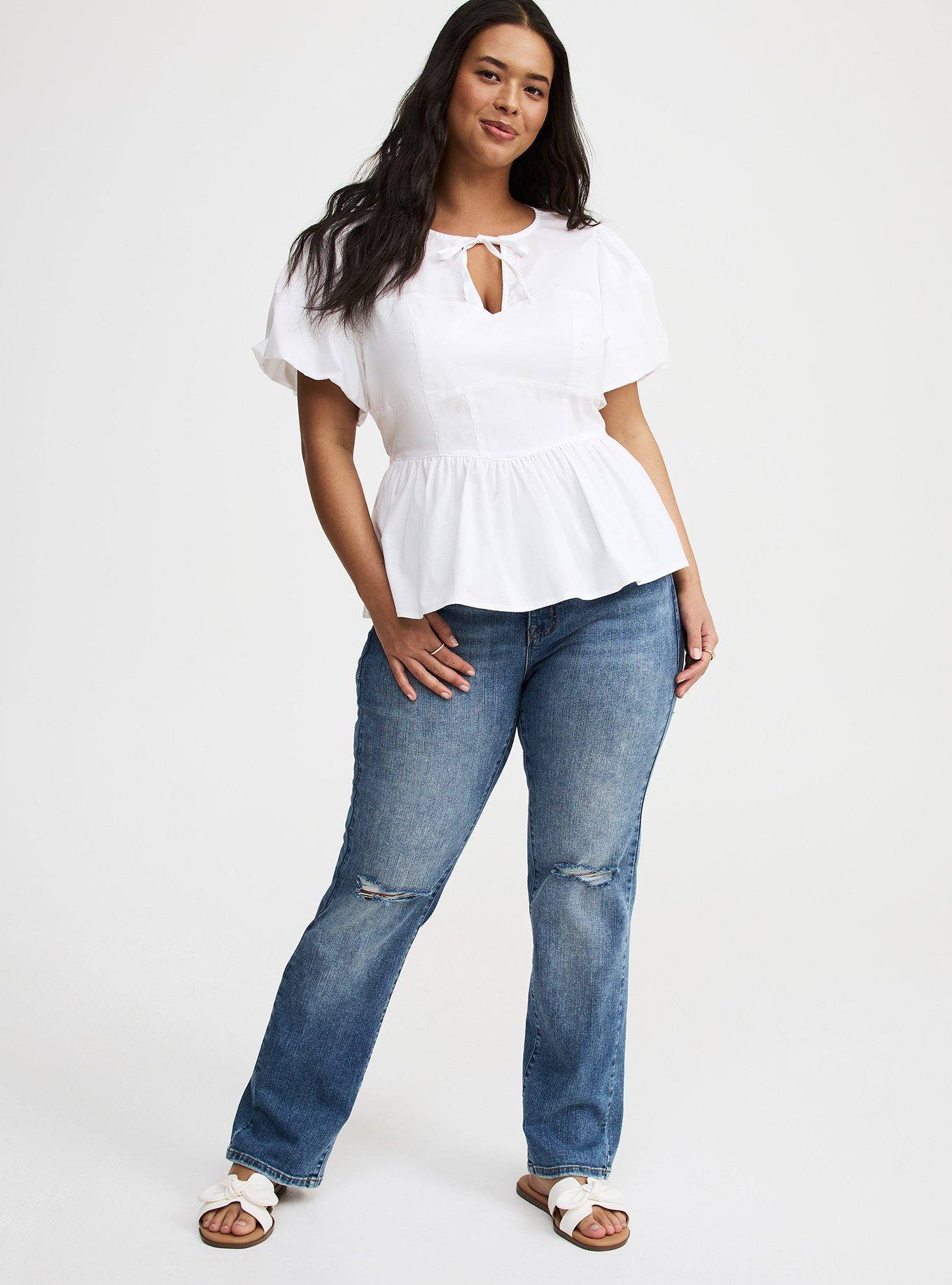 Peplum Sweetheart Top