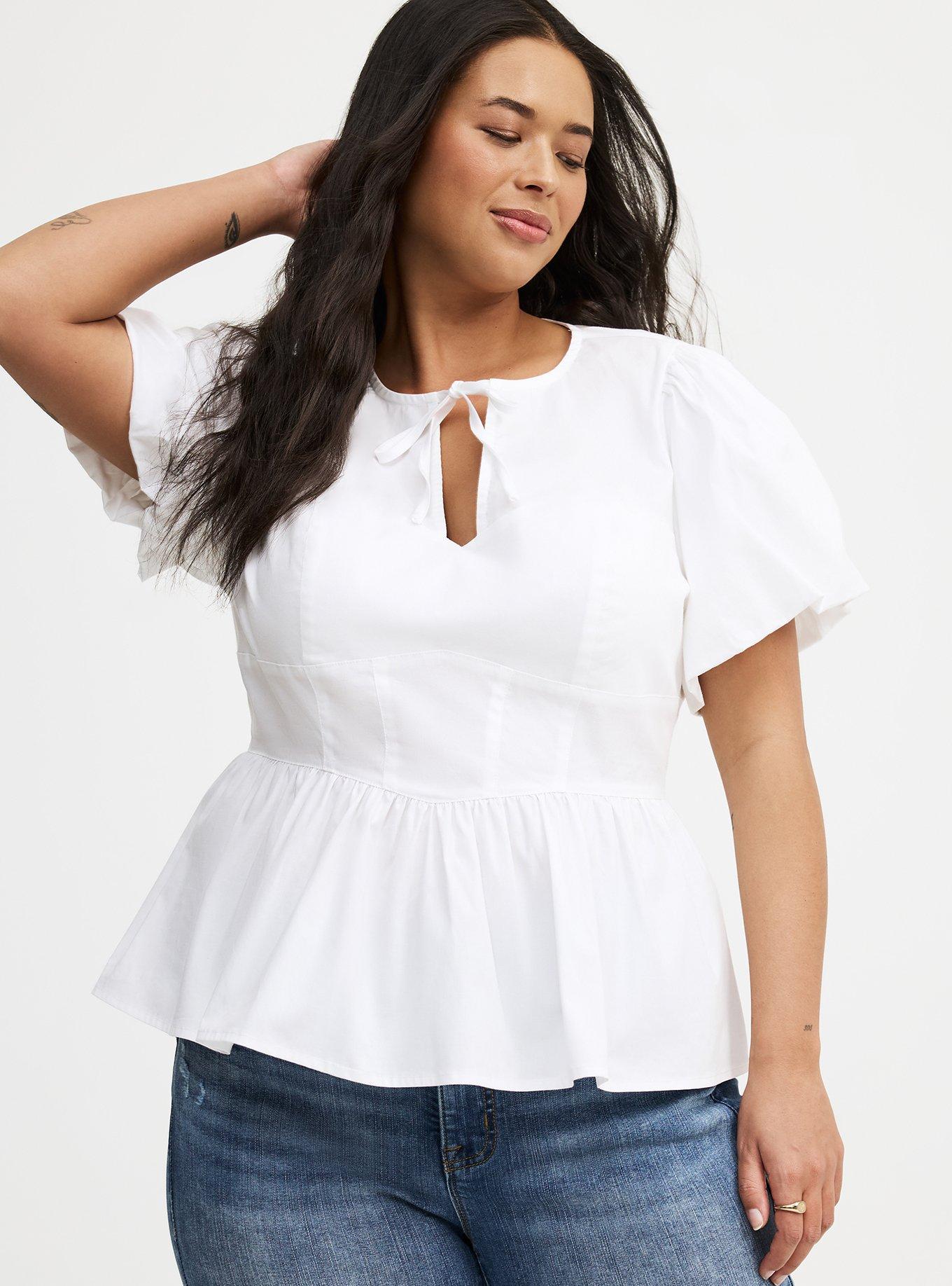 Peplum Sweetheart Top