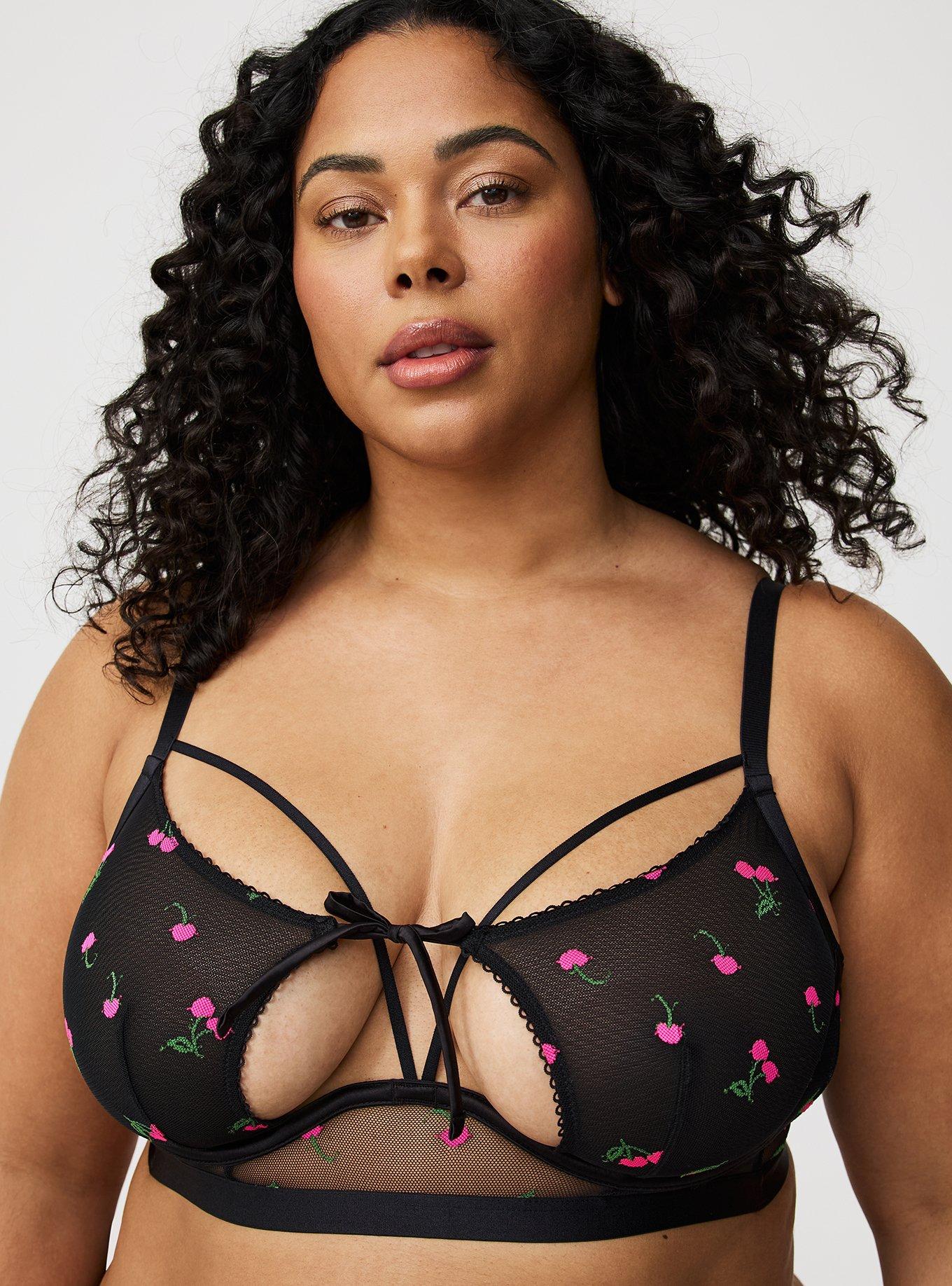 Cherry Lace Underwire Bra