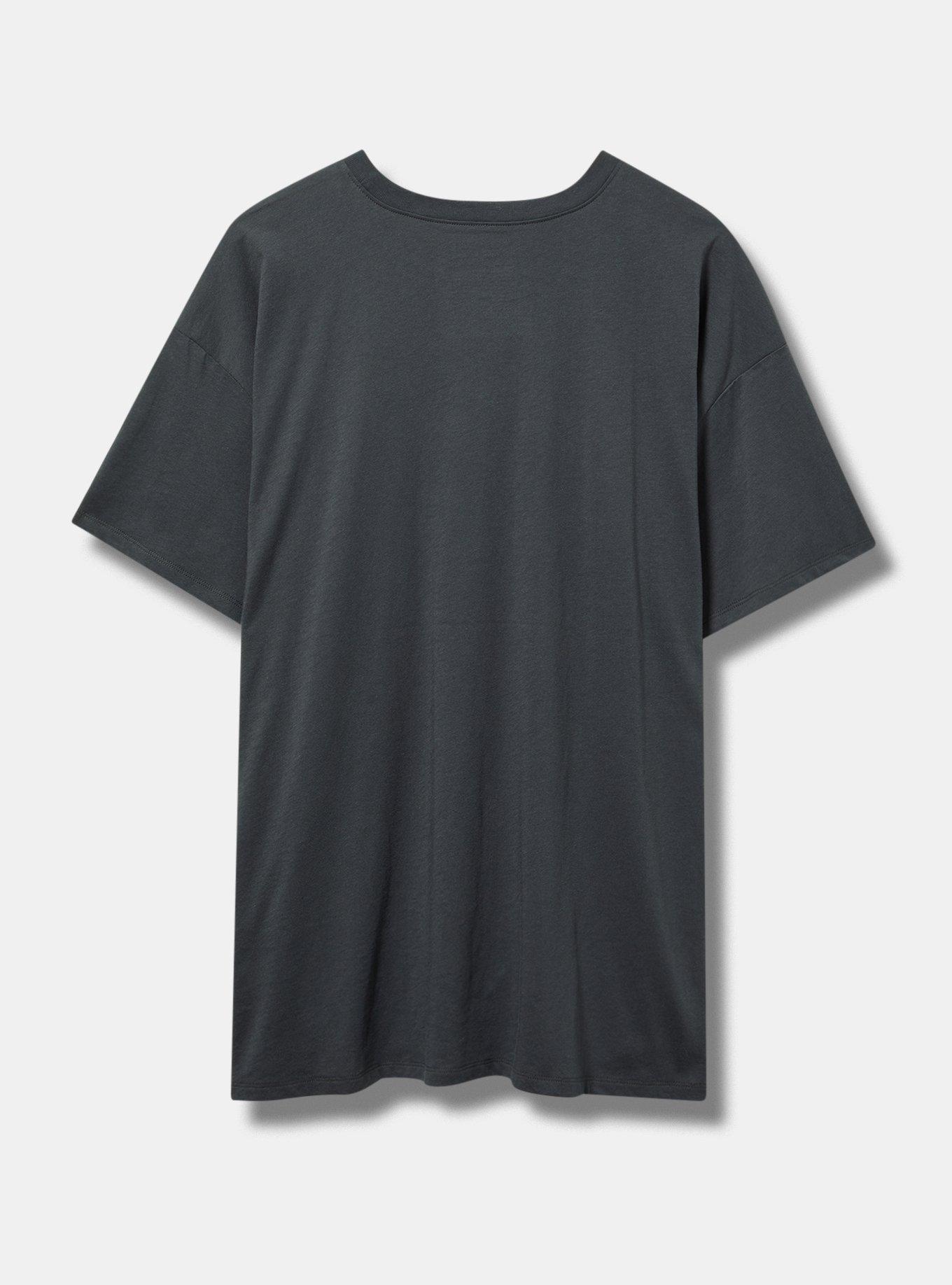 Stevie Nicks Oversized Cotton Crew Tunic Tee
