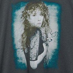 Stevie Nicks Oversized Cotton Crew Tunic Tee, VINTAGE BLACK, swatch