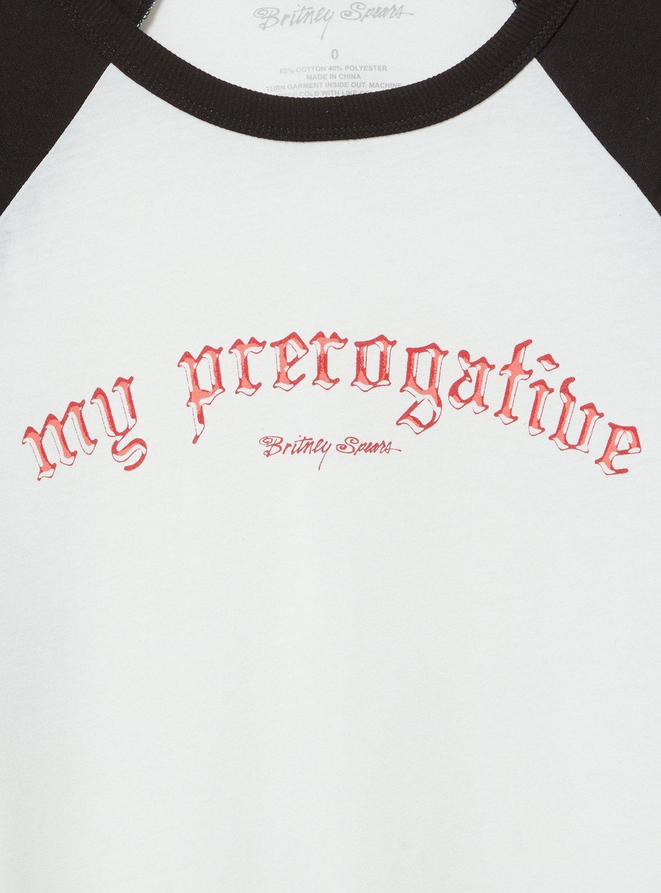 Britney Spears Classic Cotton Raglan Tee