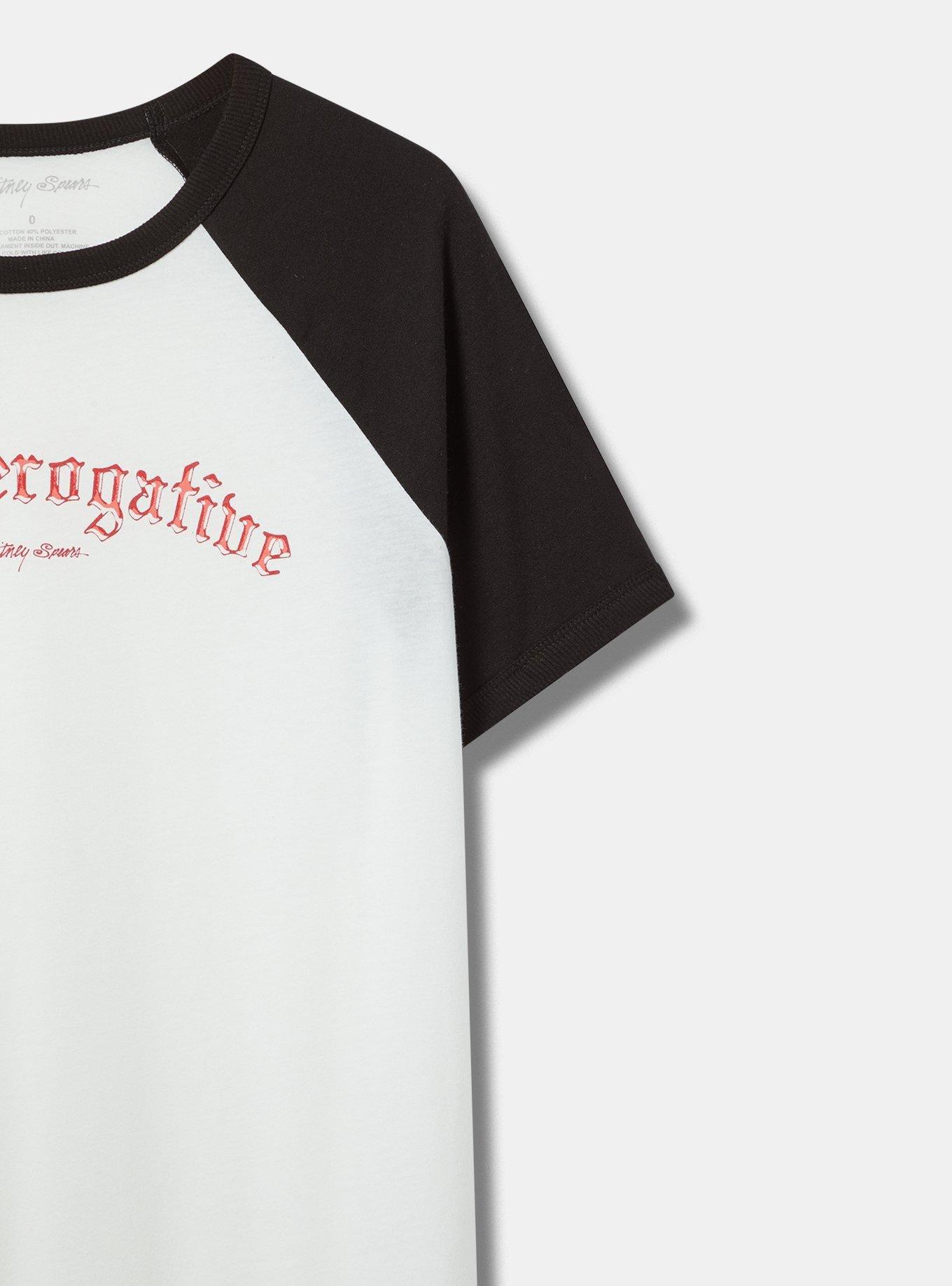 Britney Spears Classic Cotton Raglan Tee