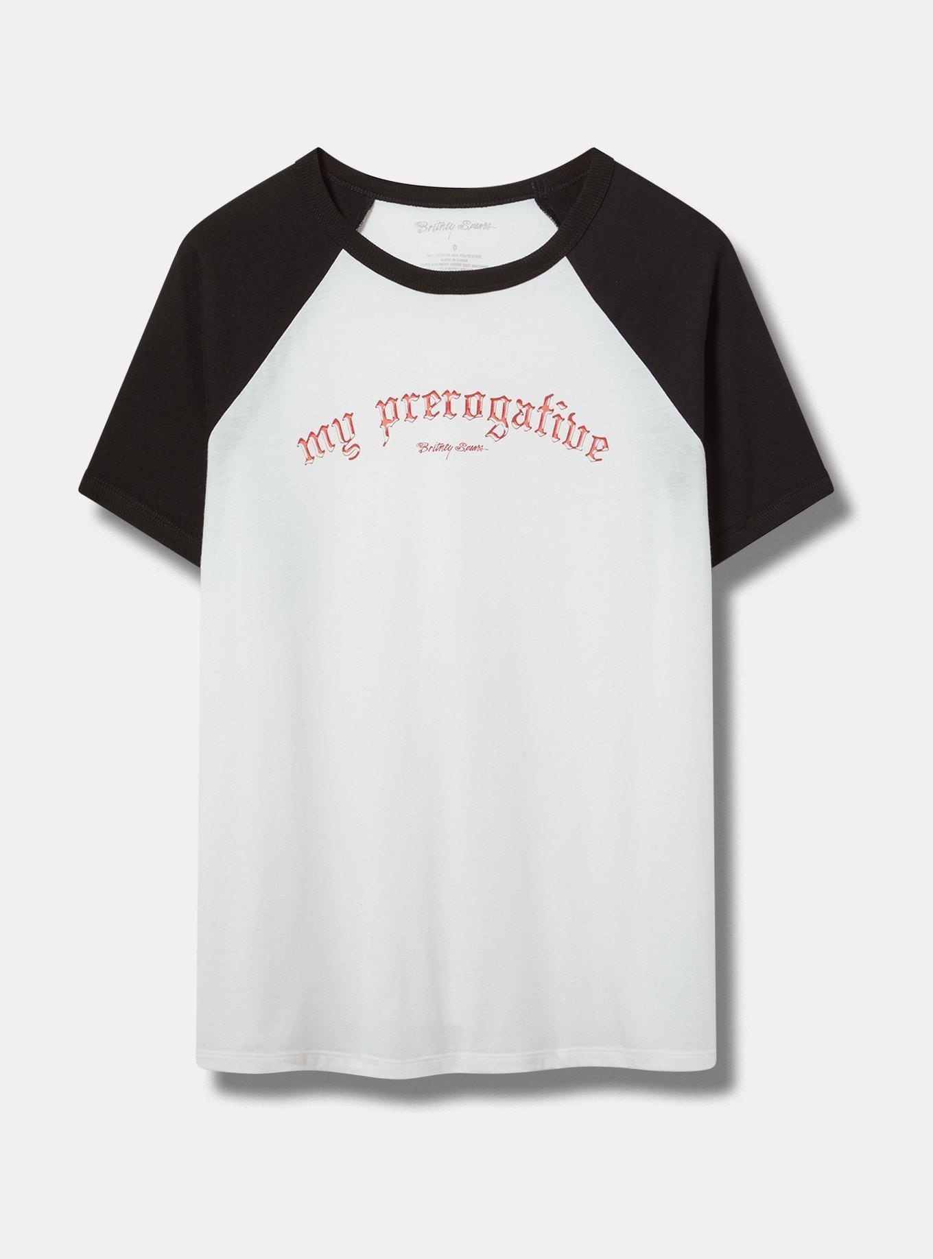 Britney Spears Classic Cotton Raglan Tee