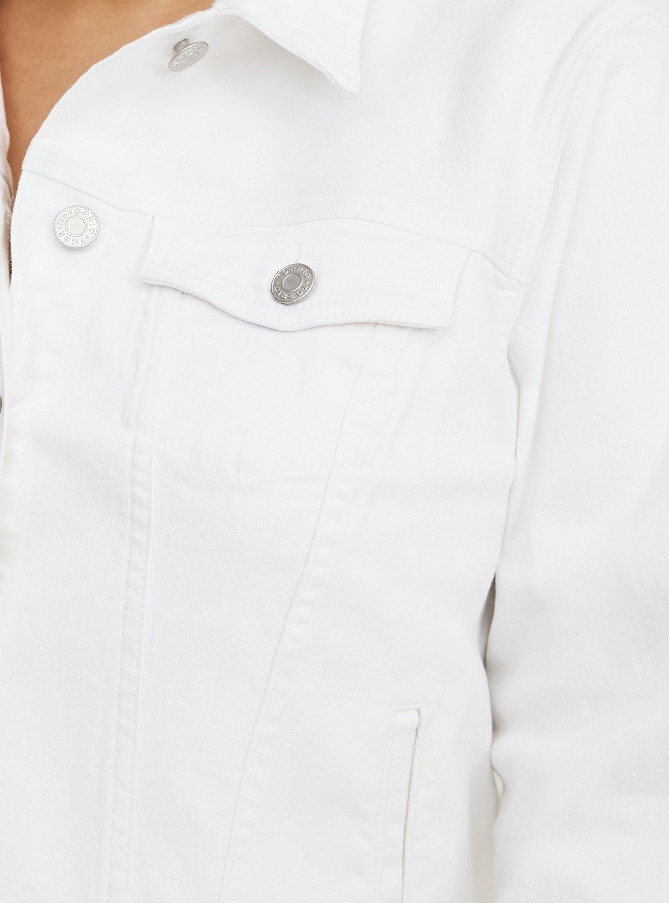 Vintage Modern Trucker Jacket, NEW WHITE, alternate