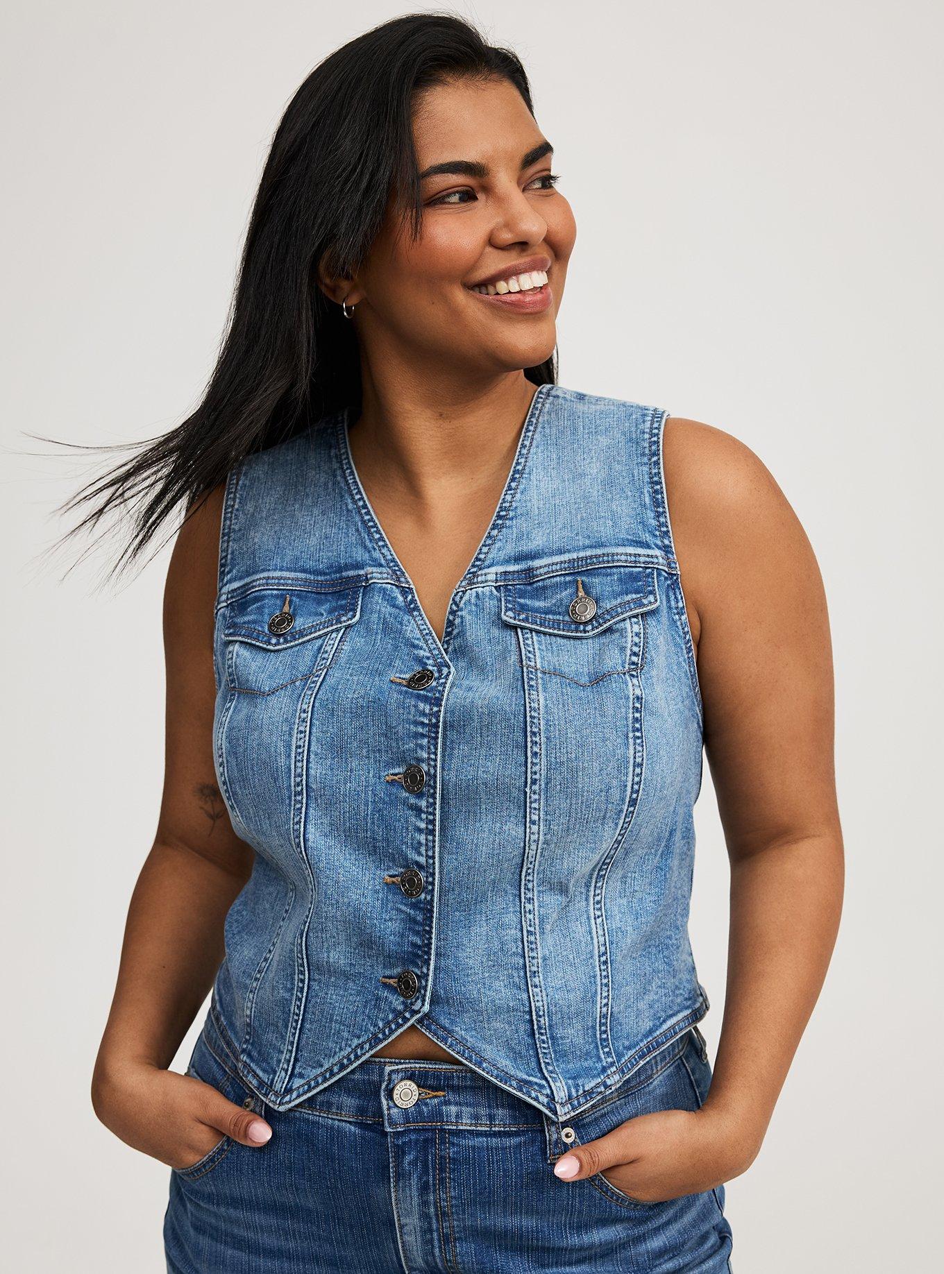 Western Denim Vest