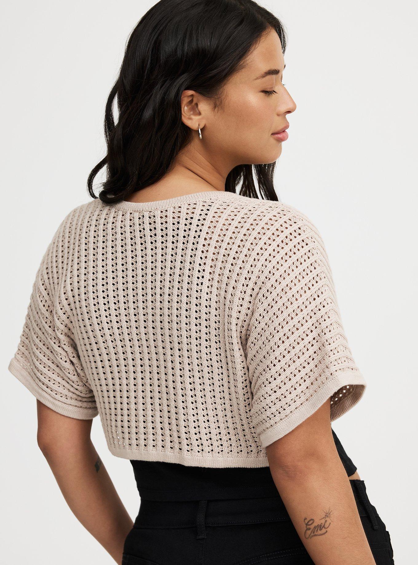 Open Stitch Bolero Shrug