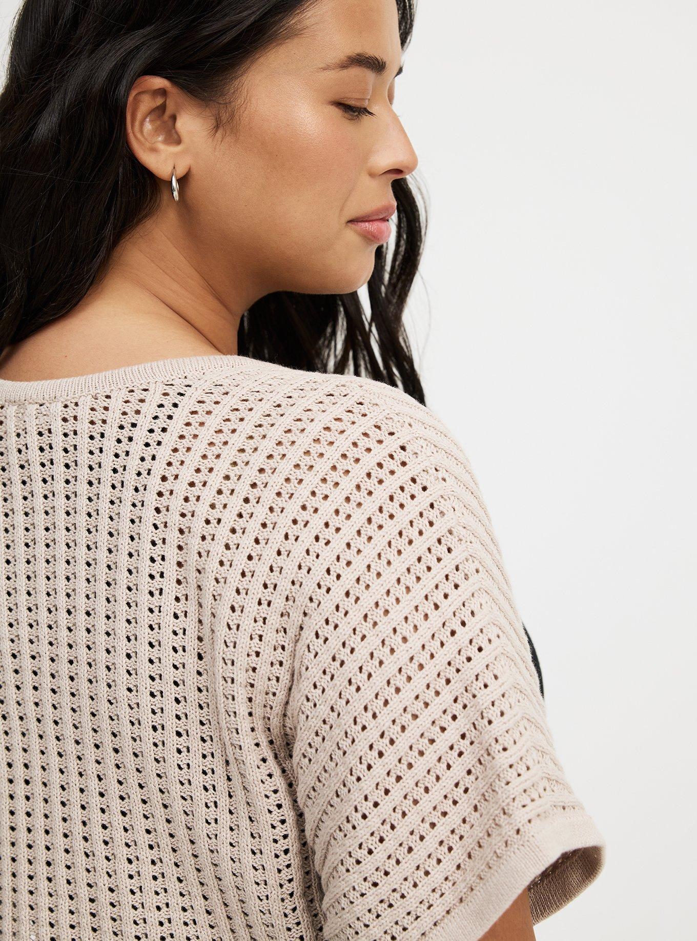 Open Stitch Bolero Shrug