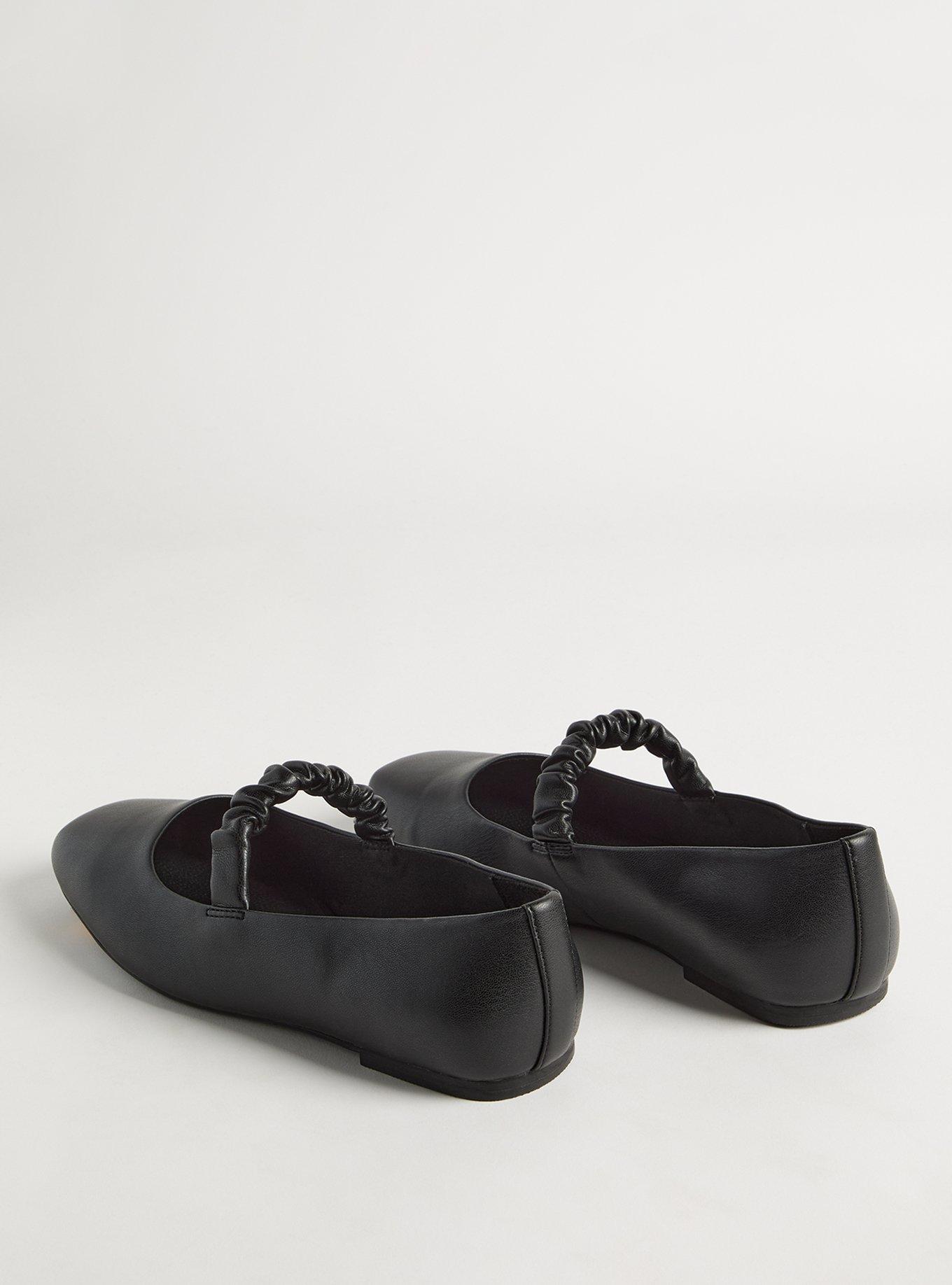 Scrunch Strap Ballet Flat (WW)