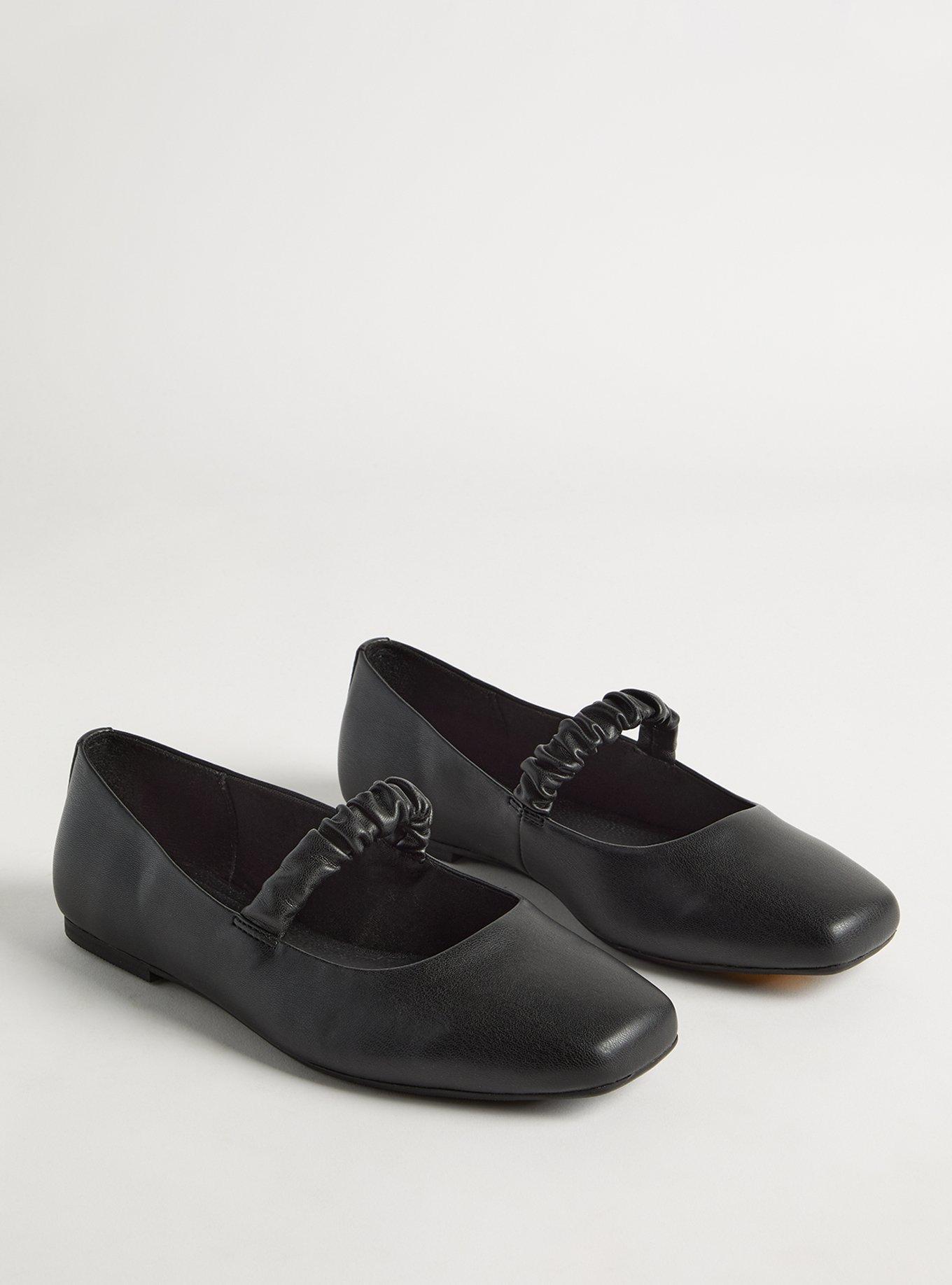Scrunch Strap Ballet Flat (WW)