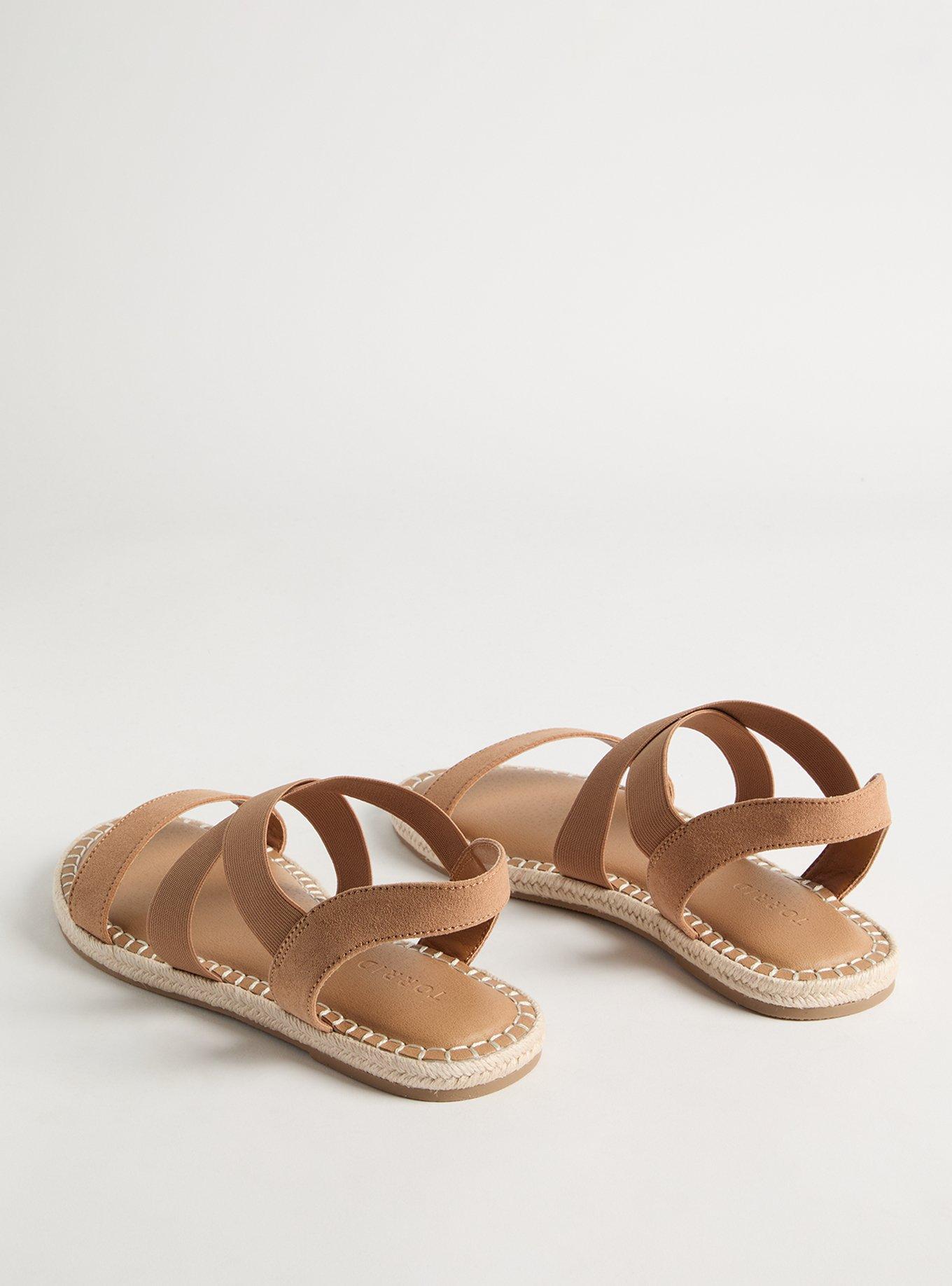Stretch Band Espadrille Gladiator Sandal (WW)