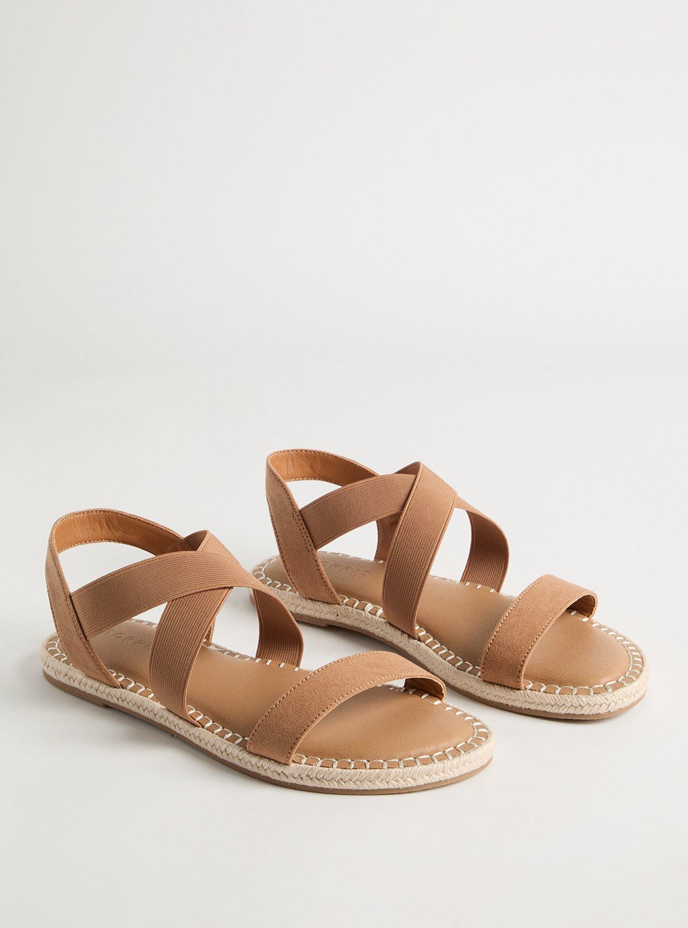 Stretch Band Espadrille Gladiator Sandal (WW)