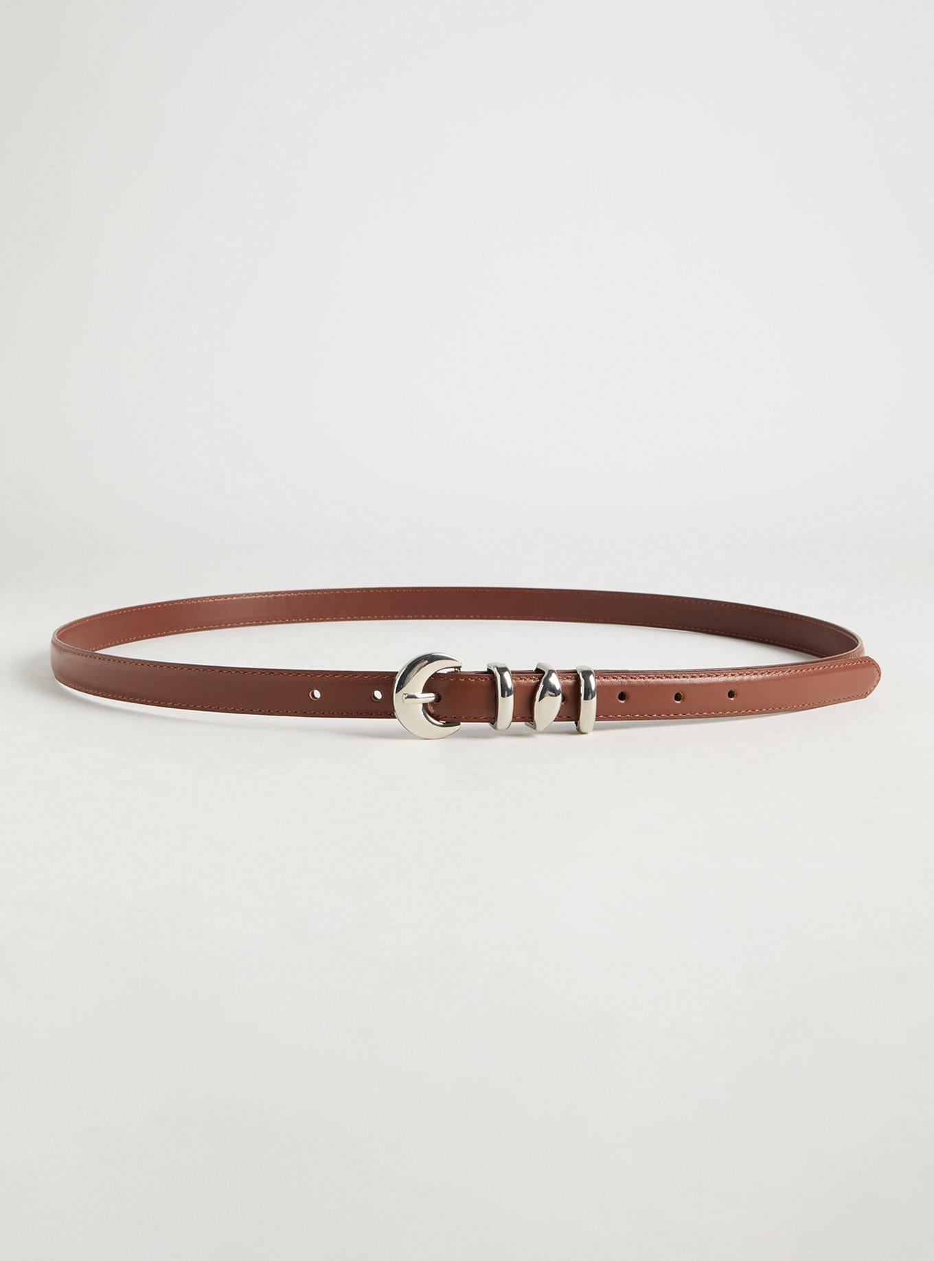 2-Pack Faux Suede Belt