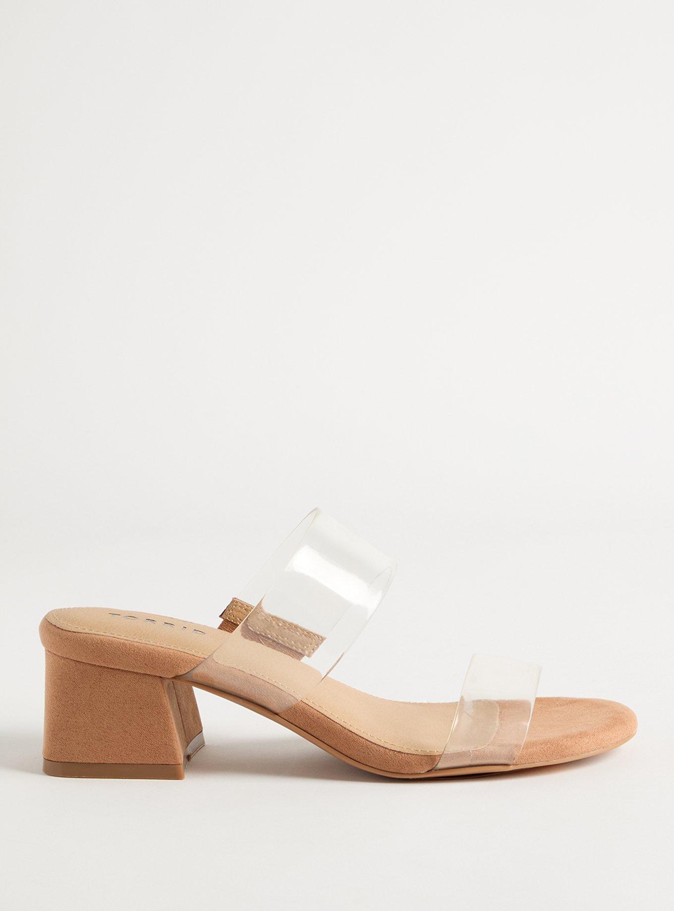 PVC Flared Heel Sandal (WW)