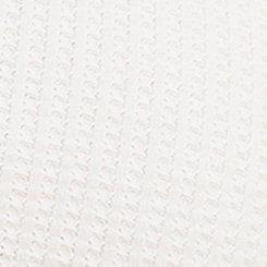 Plus Size Waffle Collared Drop Shoulder Top, WHISPER WHITE, swatch