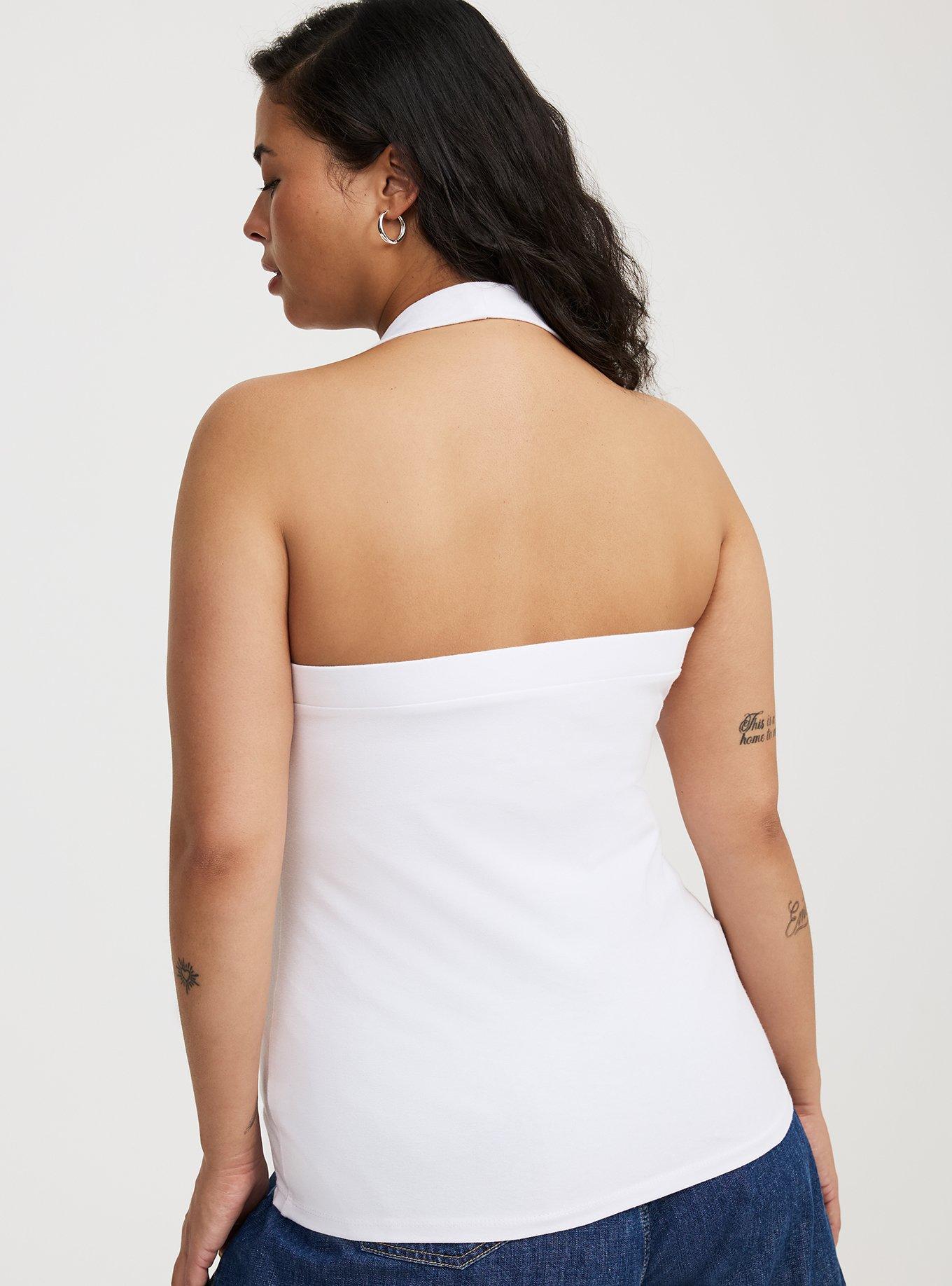 Foxy Square Neck Halter Top