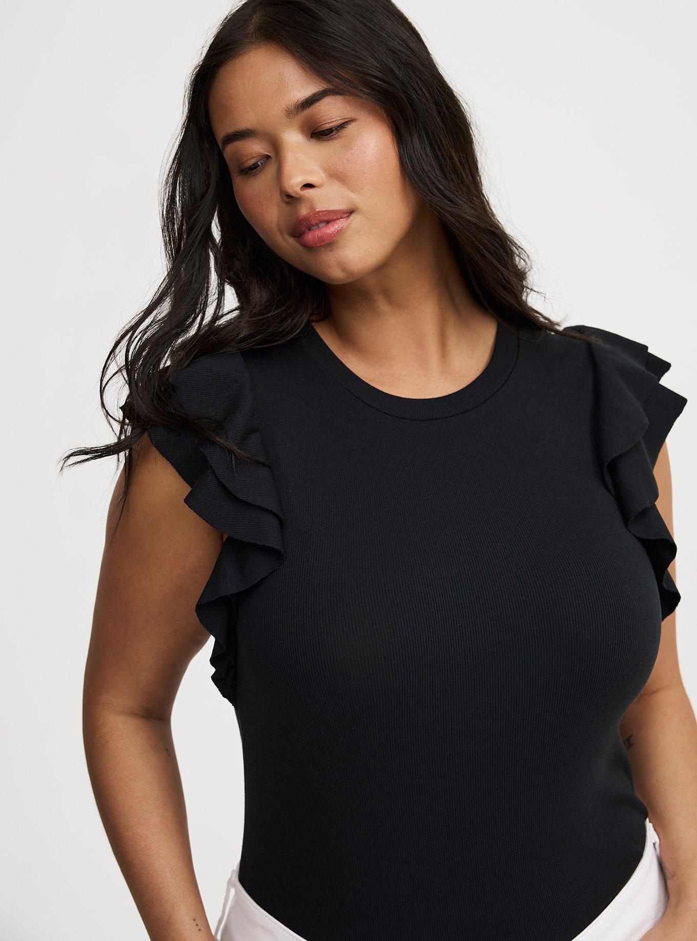 Double Flutter Sleeve Top
