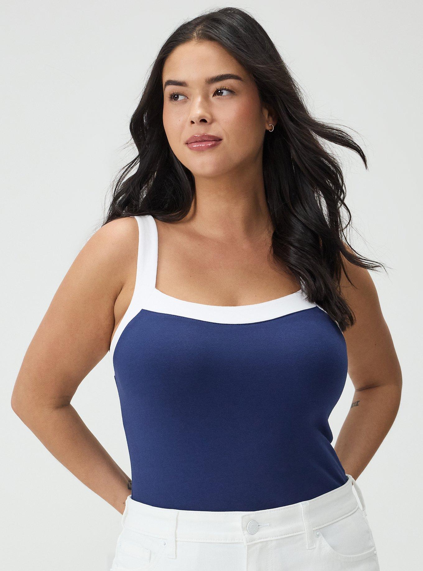 Foxy Wide Strap Tank, MEDIEVAL BLUE, alternate