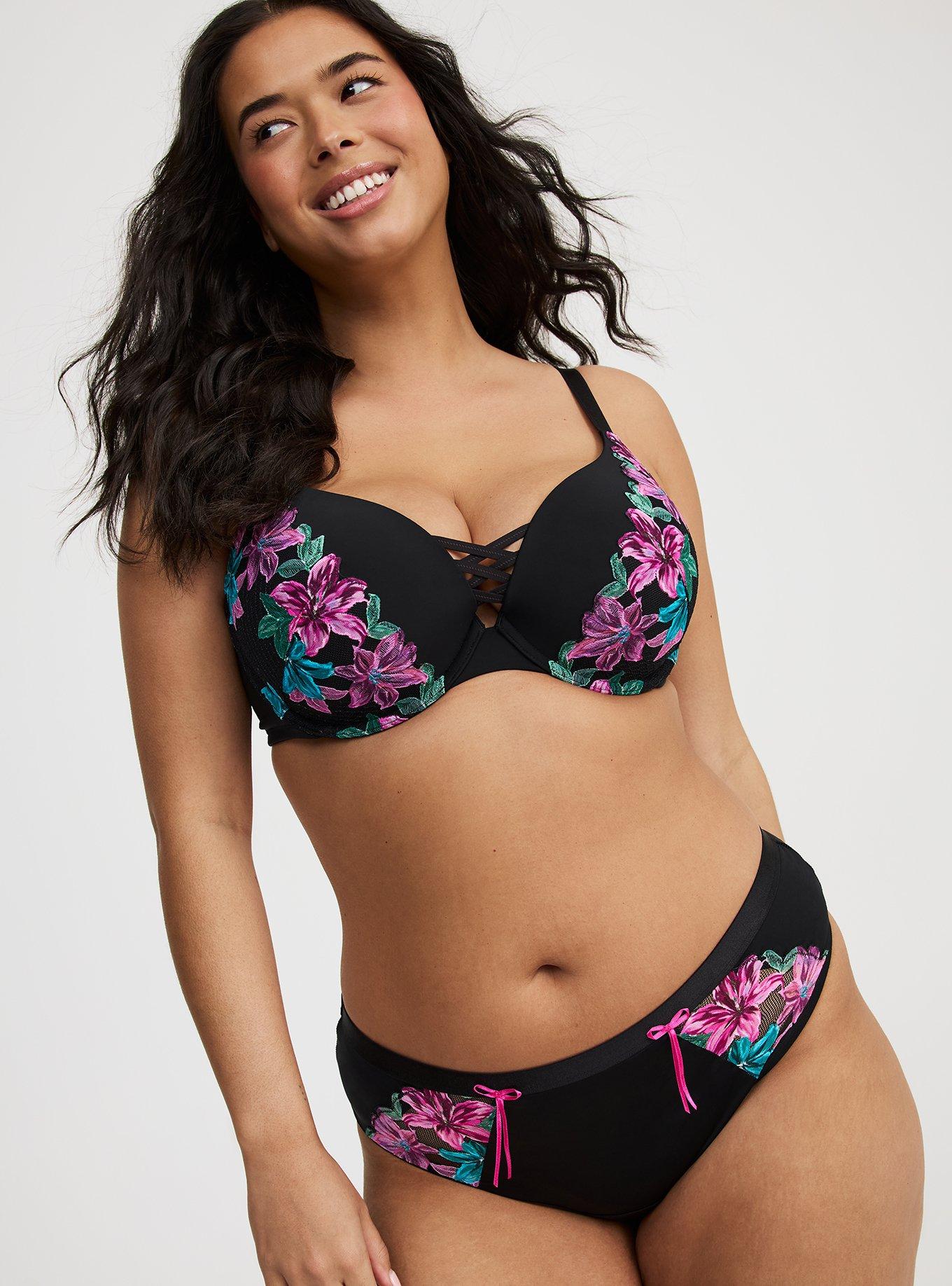 XO Plunge Push-Up Nova Lace Bra