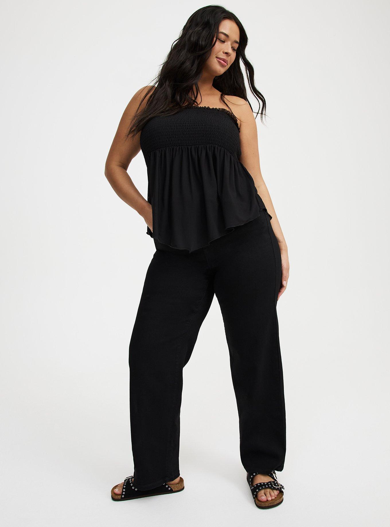 Smocked Tube Babydoll Top