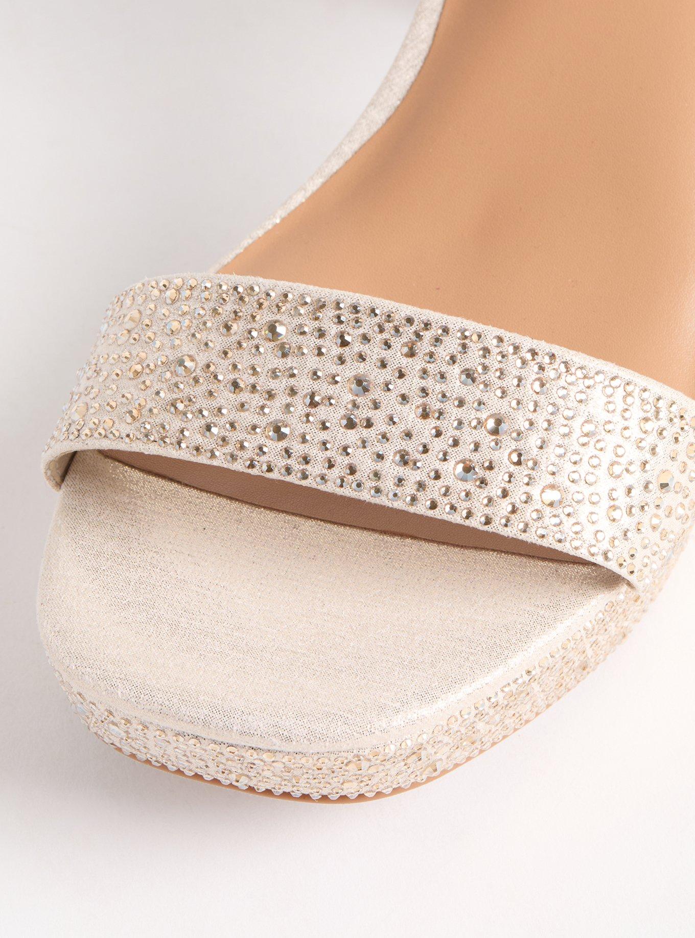 Embellished Platform Sandal (WW)