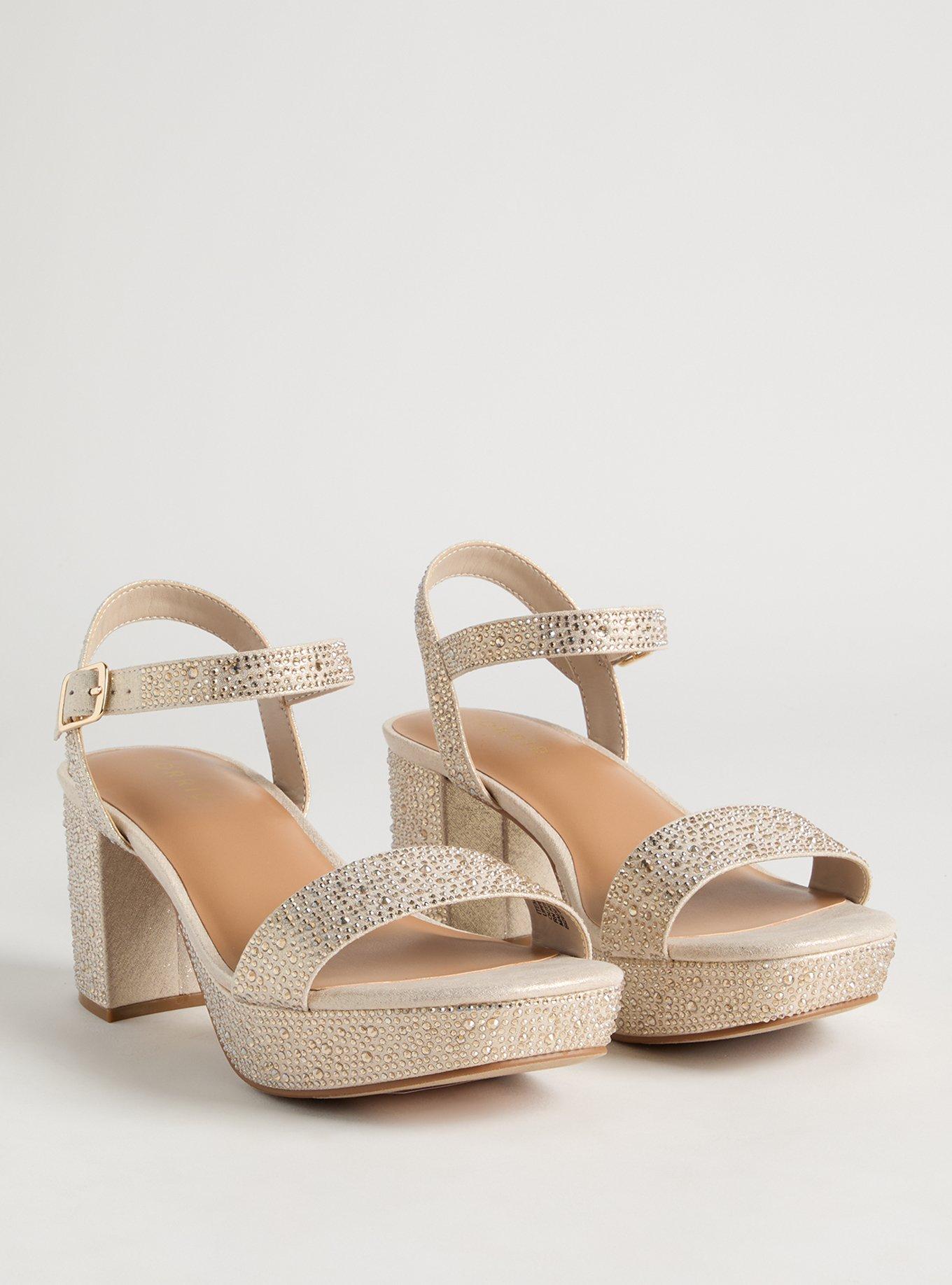 Embellished Platform Sandal (WW)