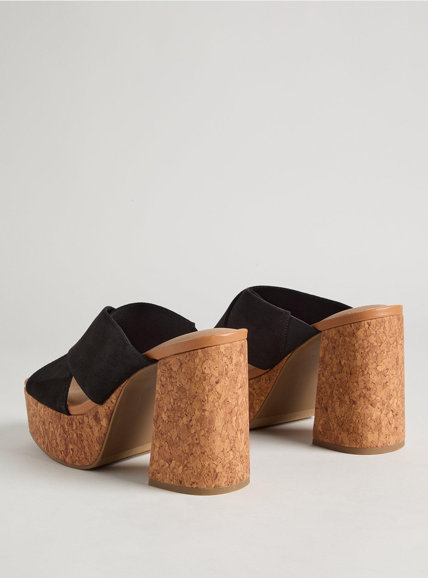 X-Band Platform Heeled Sandal (WW)