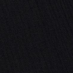 Cotton Gauze Drop Shoulder Shirt, DEEP BLACK, swatch