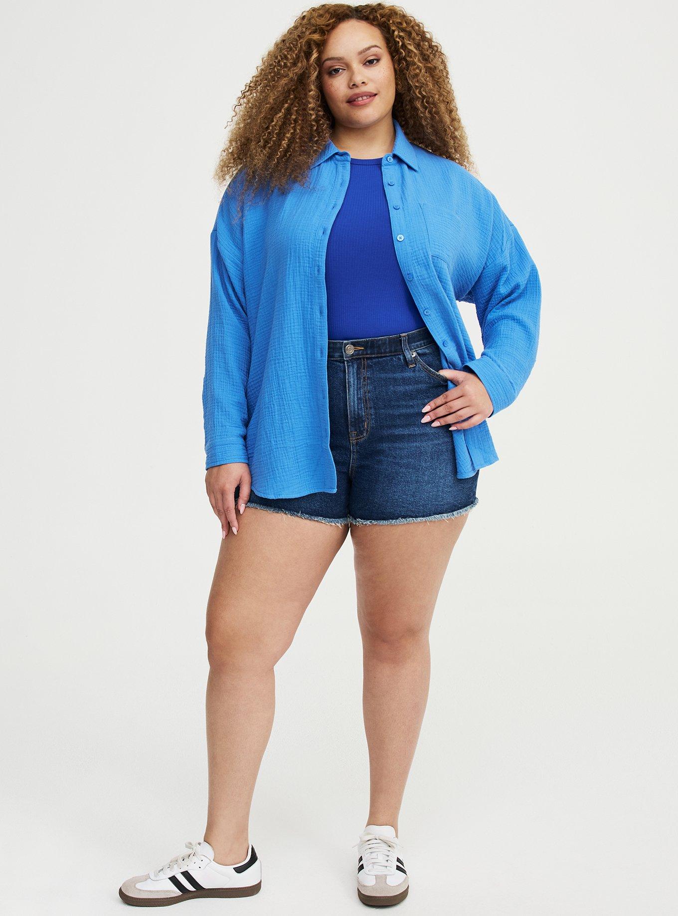 Cotton Gauze Drop Shoulder Shirt, REGATTA, alternate