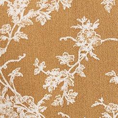 Dolman Tie-Front Top, CLASSIC TOILE FLORAL TOBACCO, swatch