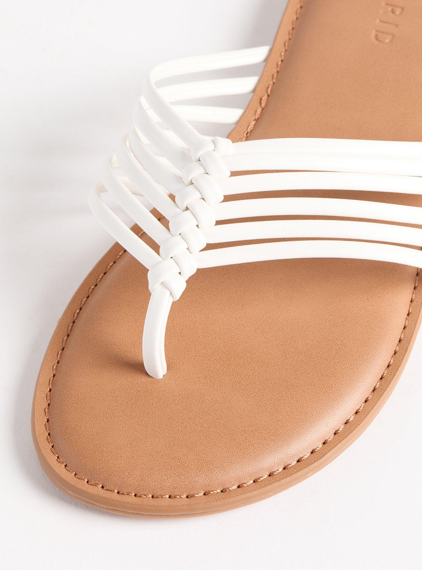 Strappy Braided Flip Flop (WW)