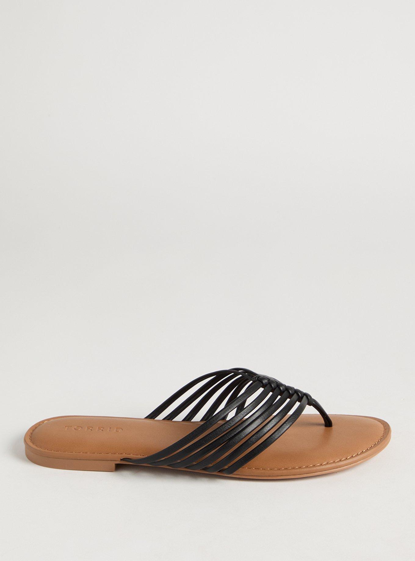 Strappy Braided Flip Flop (WW)