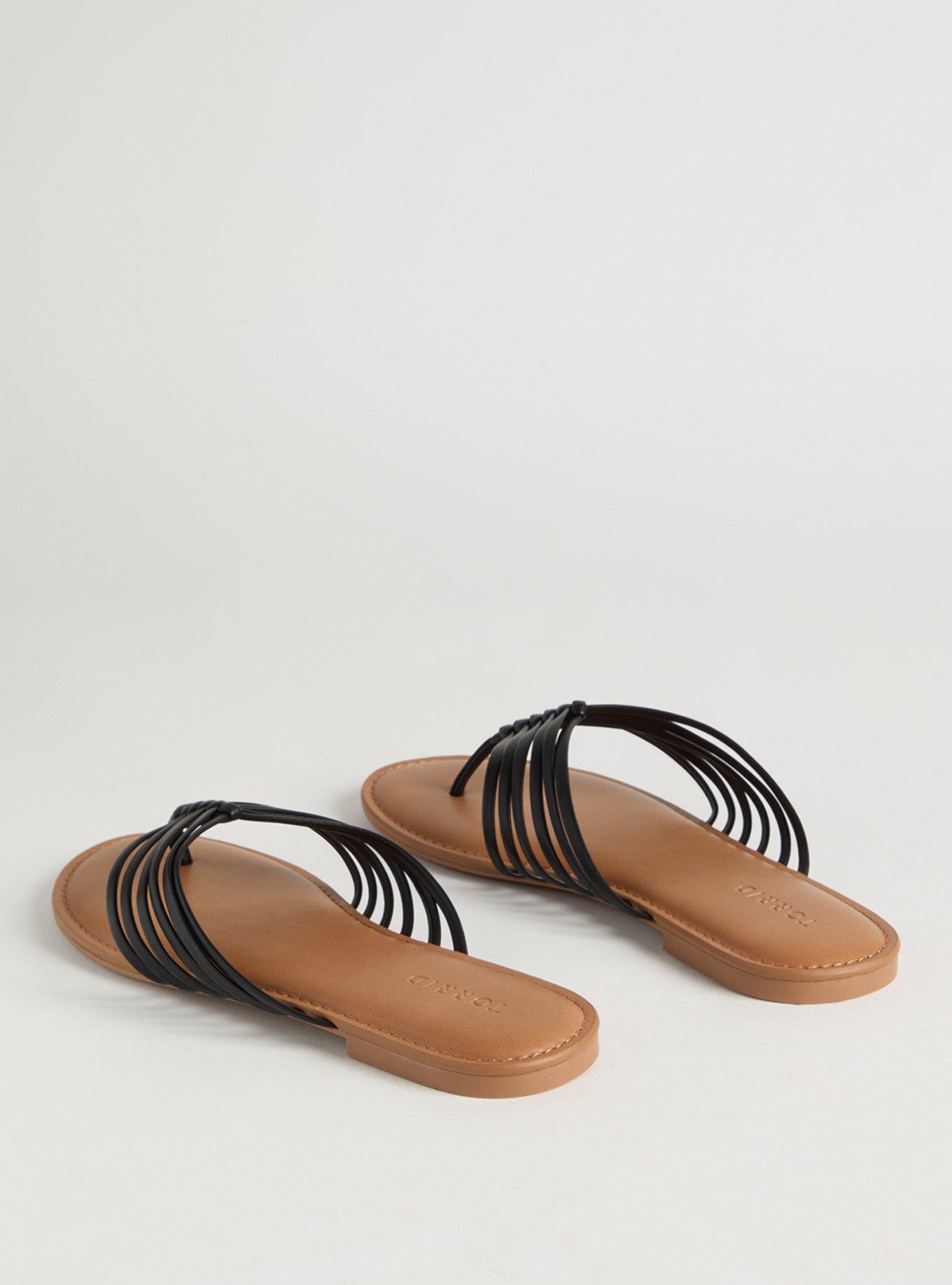 Strappy Braided Flip Flop (WW)