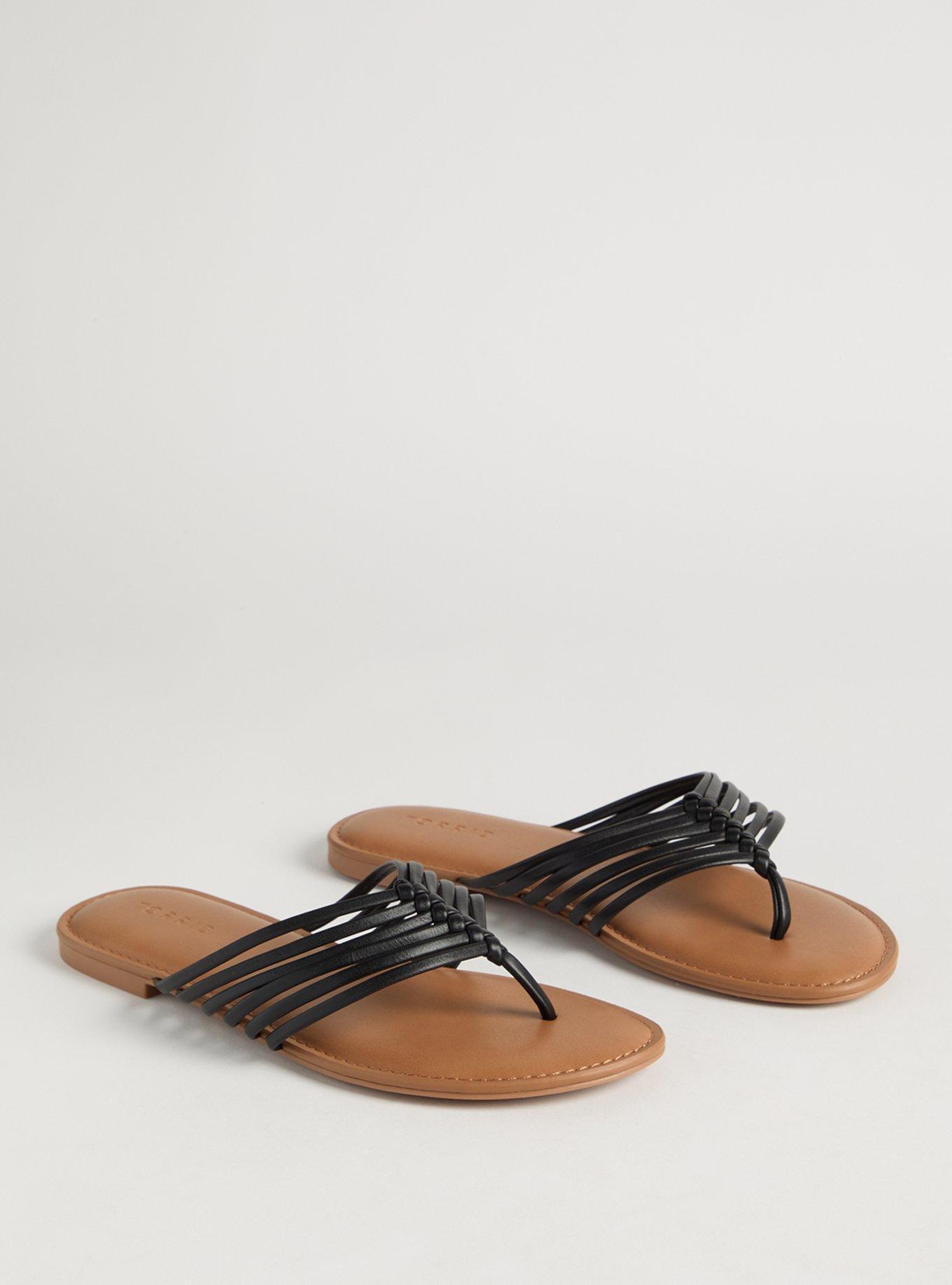 Strappy Braided Flip Flop (WW)