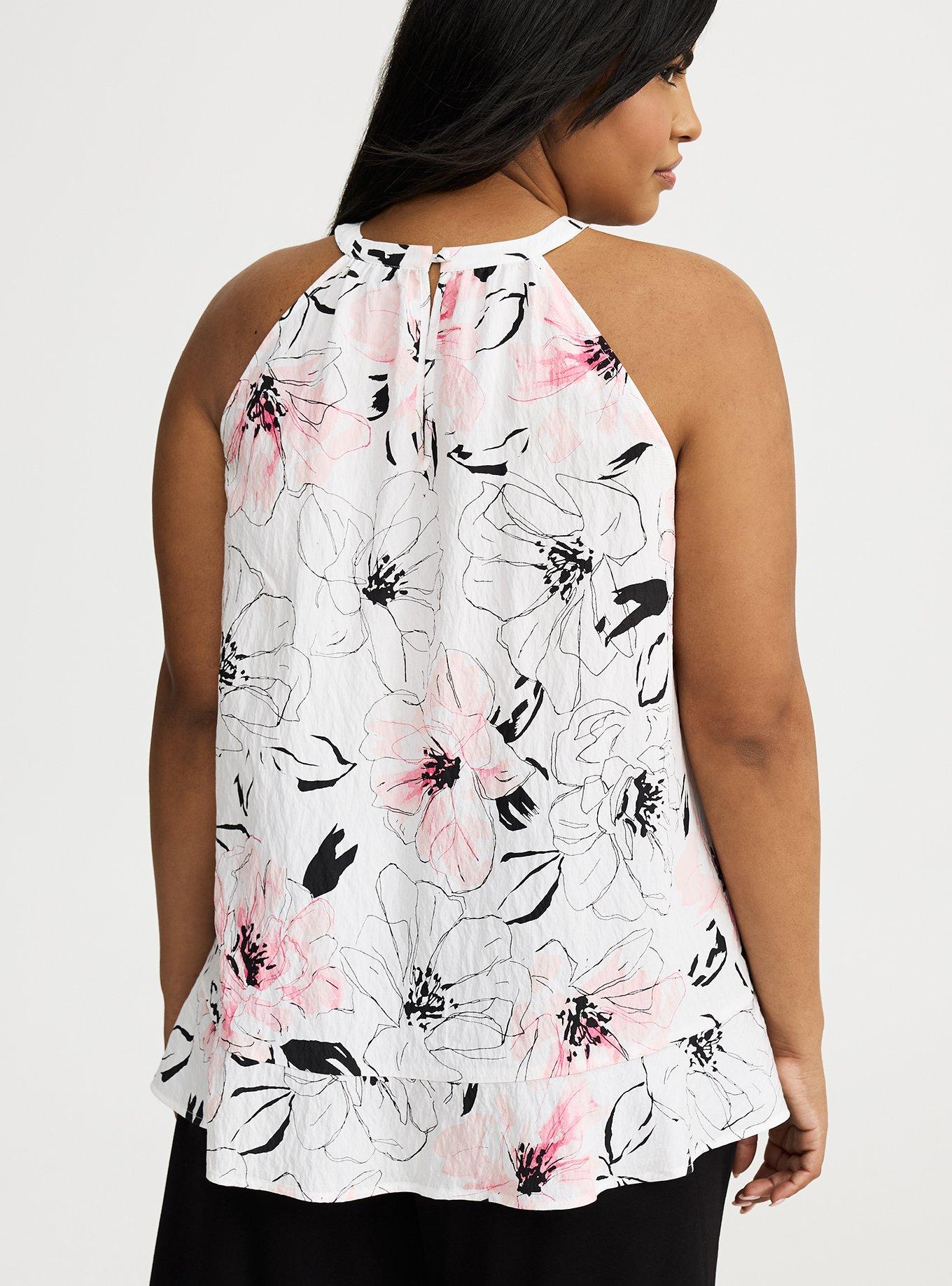 Goddess Neck Tiered Top