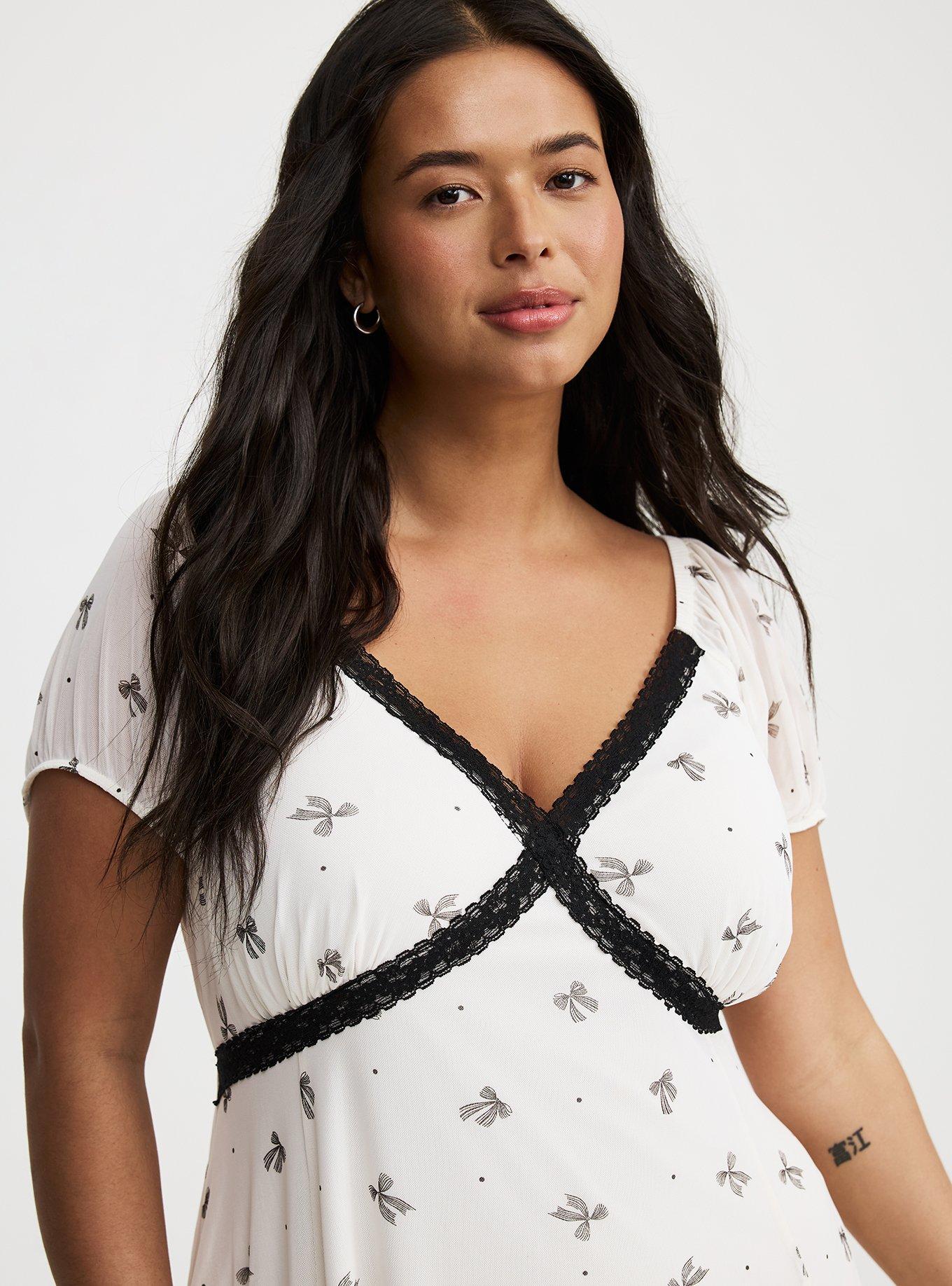 Mesh Mini Dress