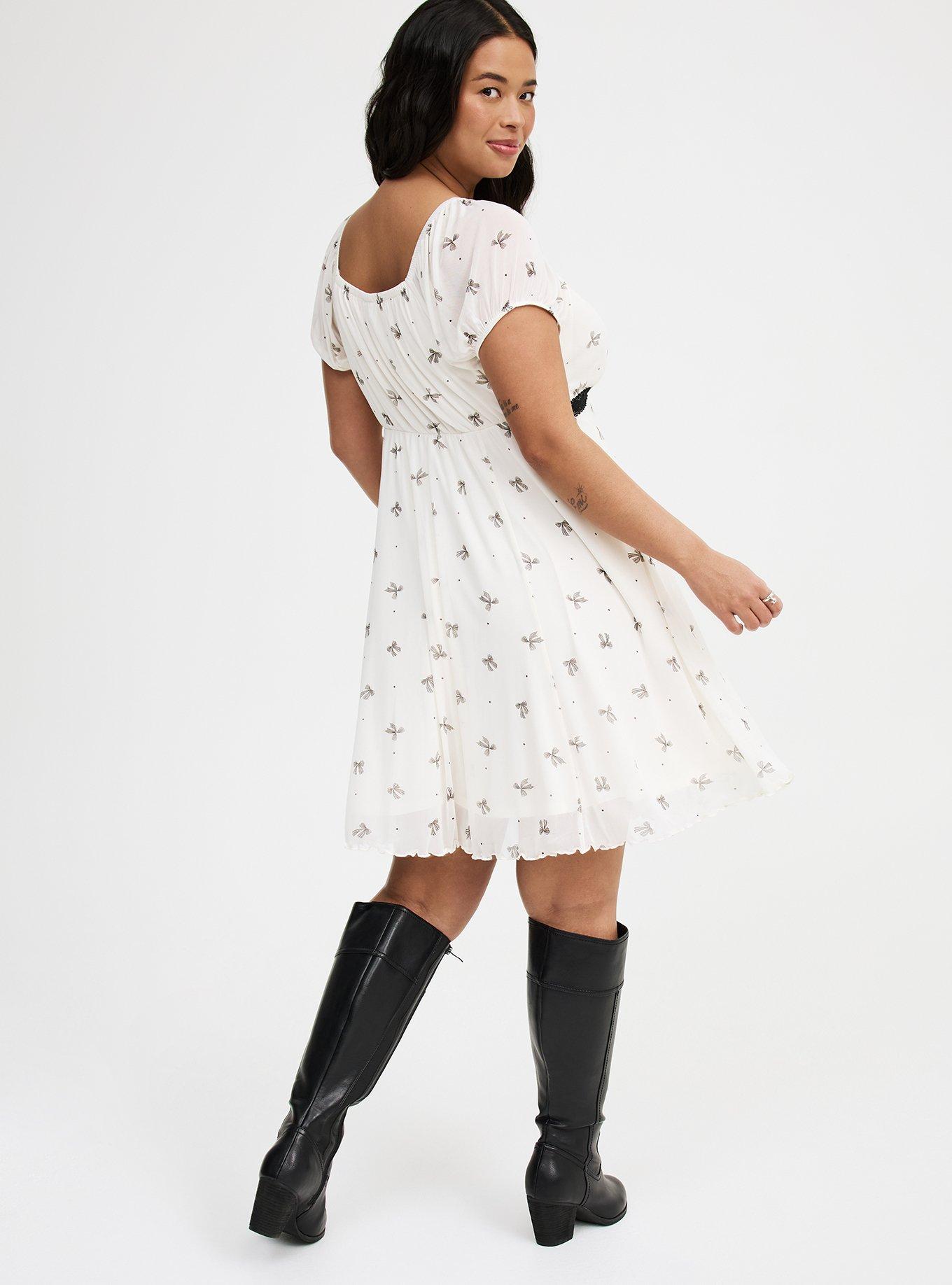 Mesh Mini Dress