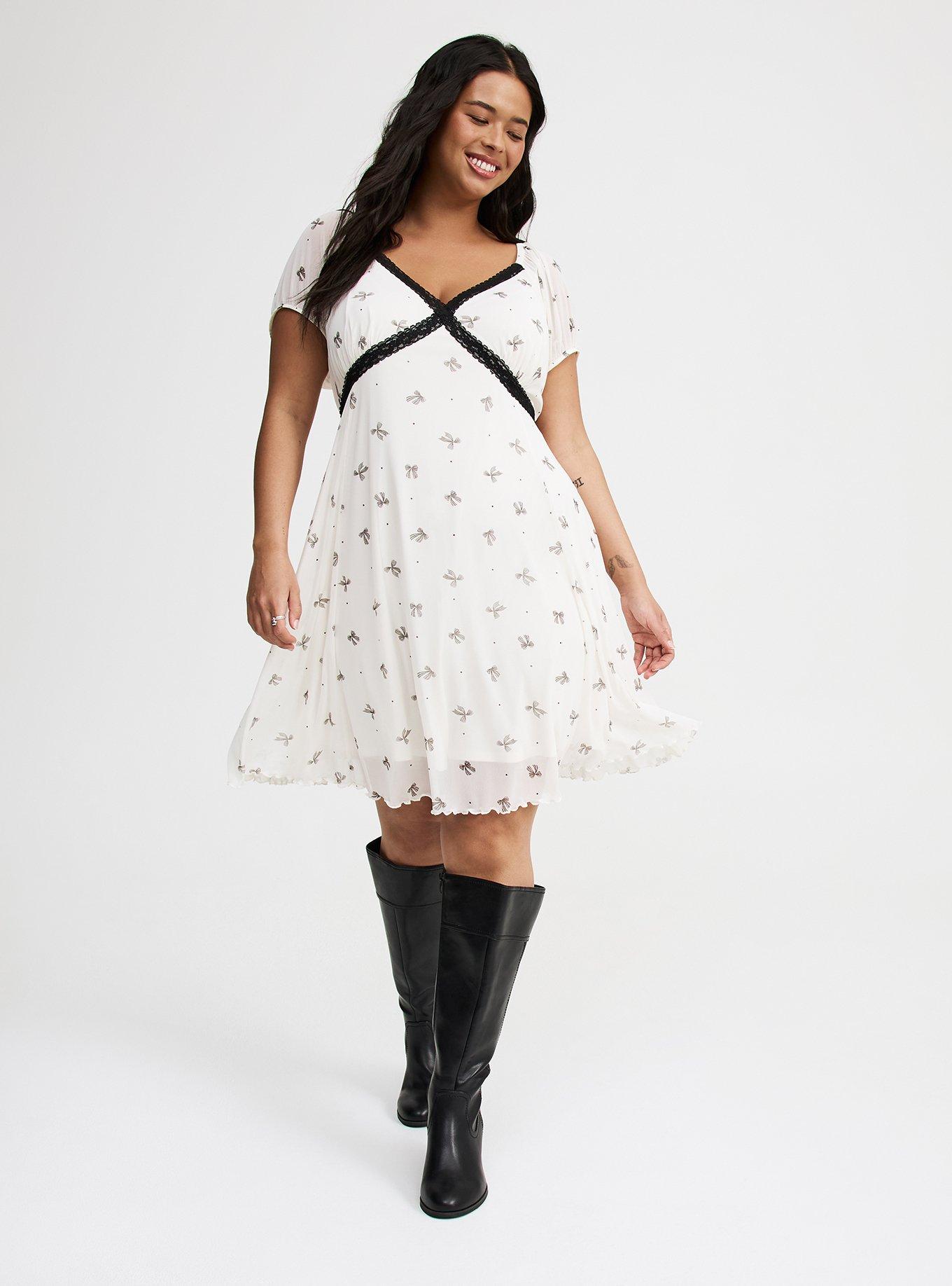 Mesh Mini Dress