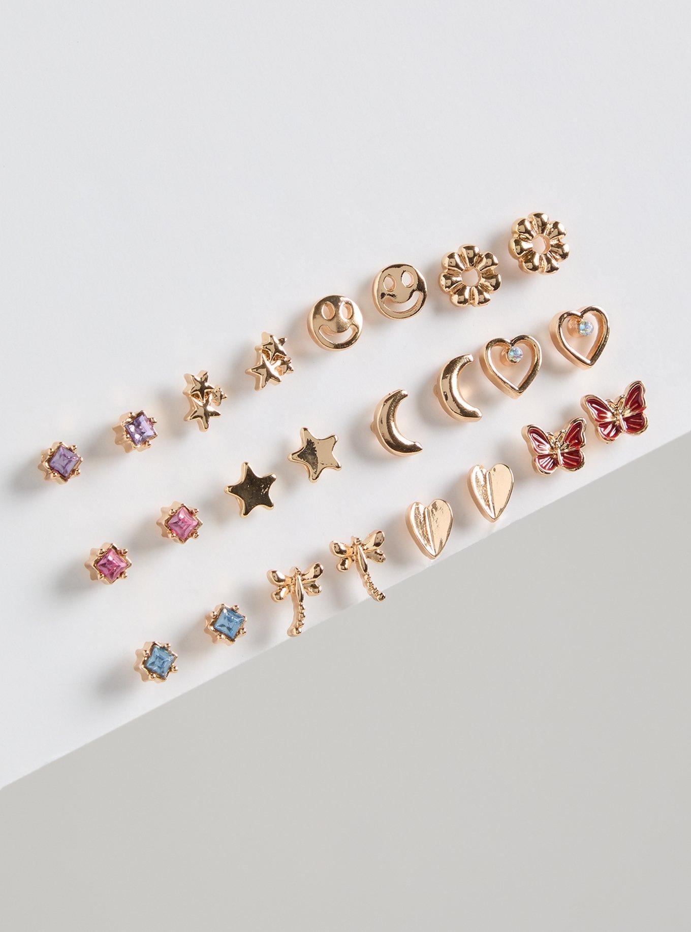 Mini Stud Earrings Set