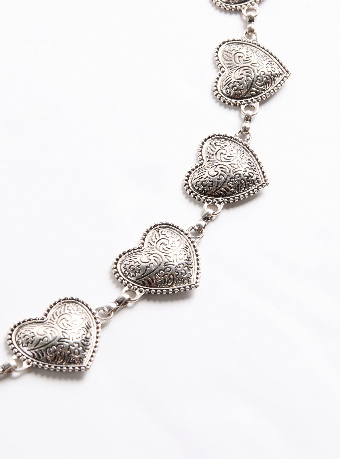 Plus Size - Heart Chain Belt - Torrid
