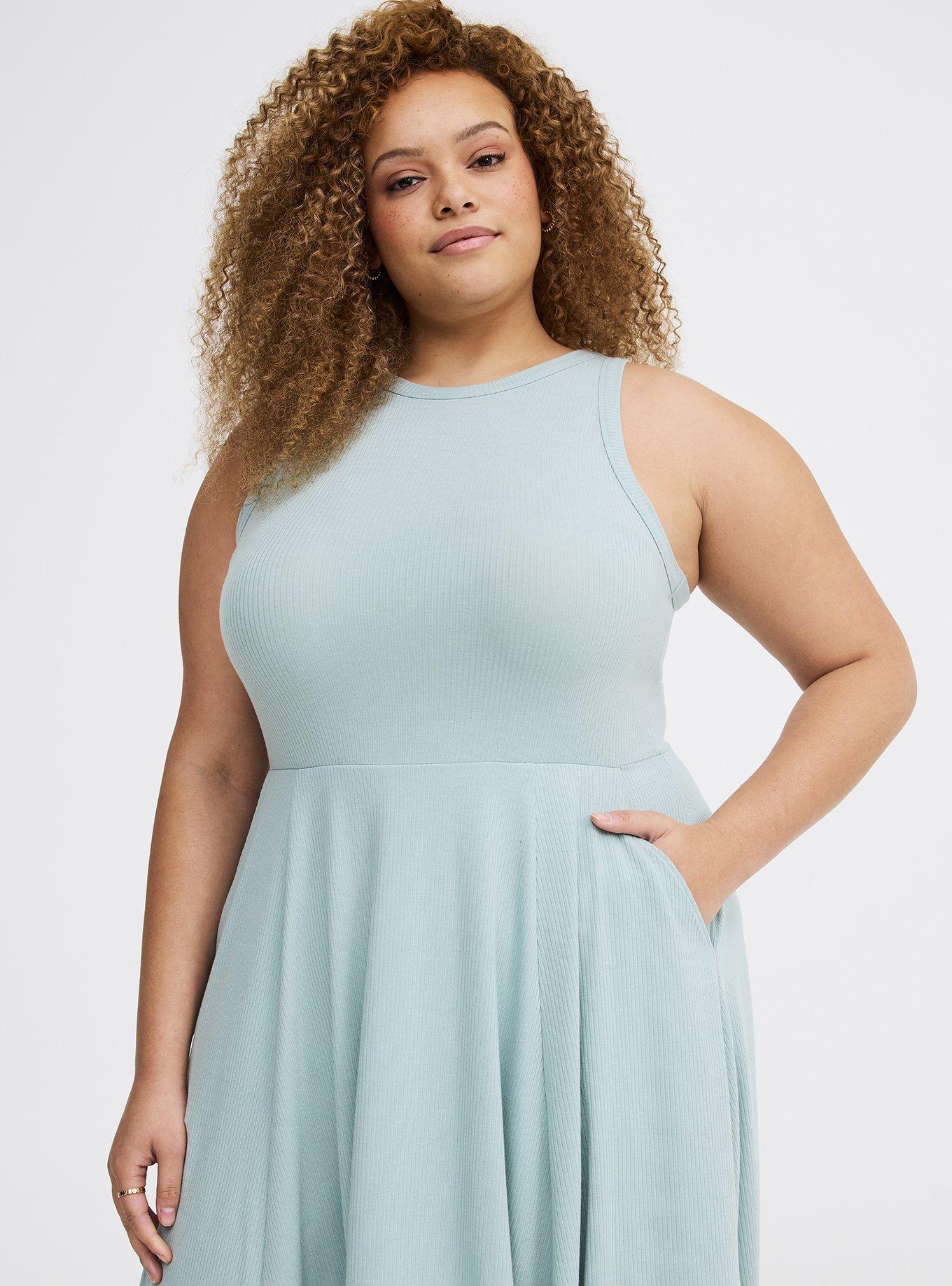 Skater Mini Dress, GRAY MIST, alternate